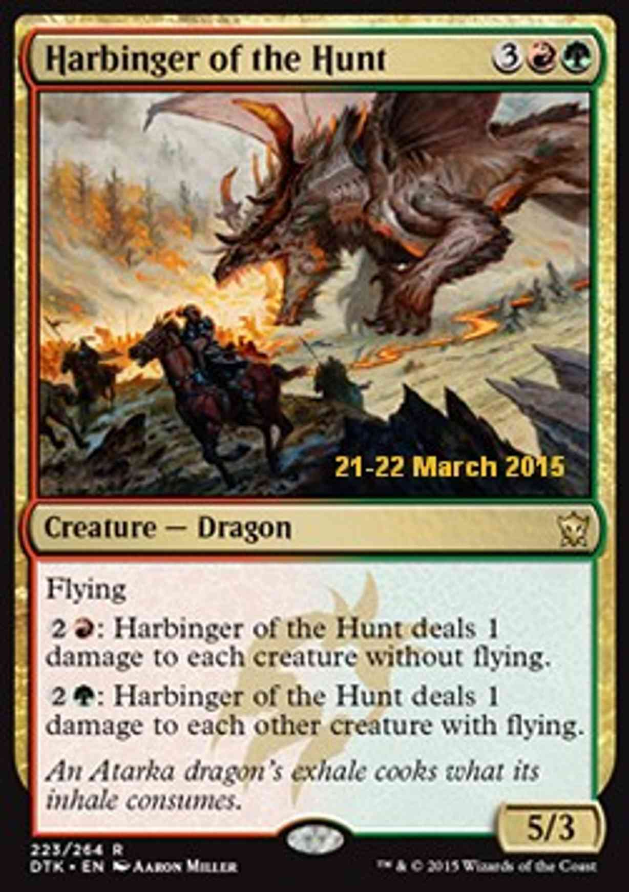 Harbinger of the Hunt magic card front