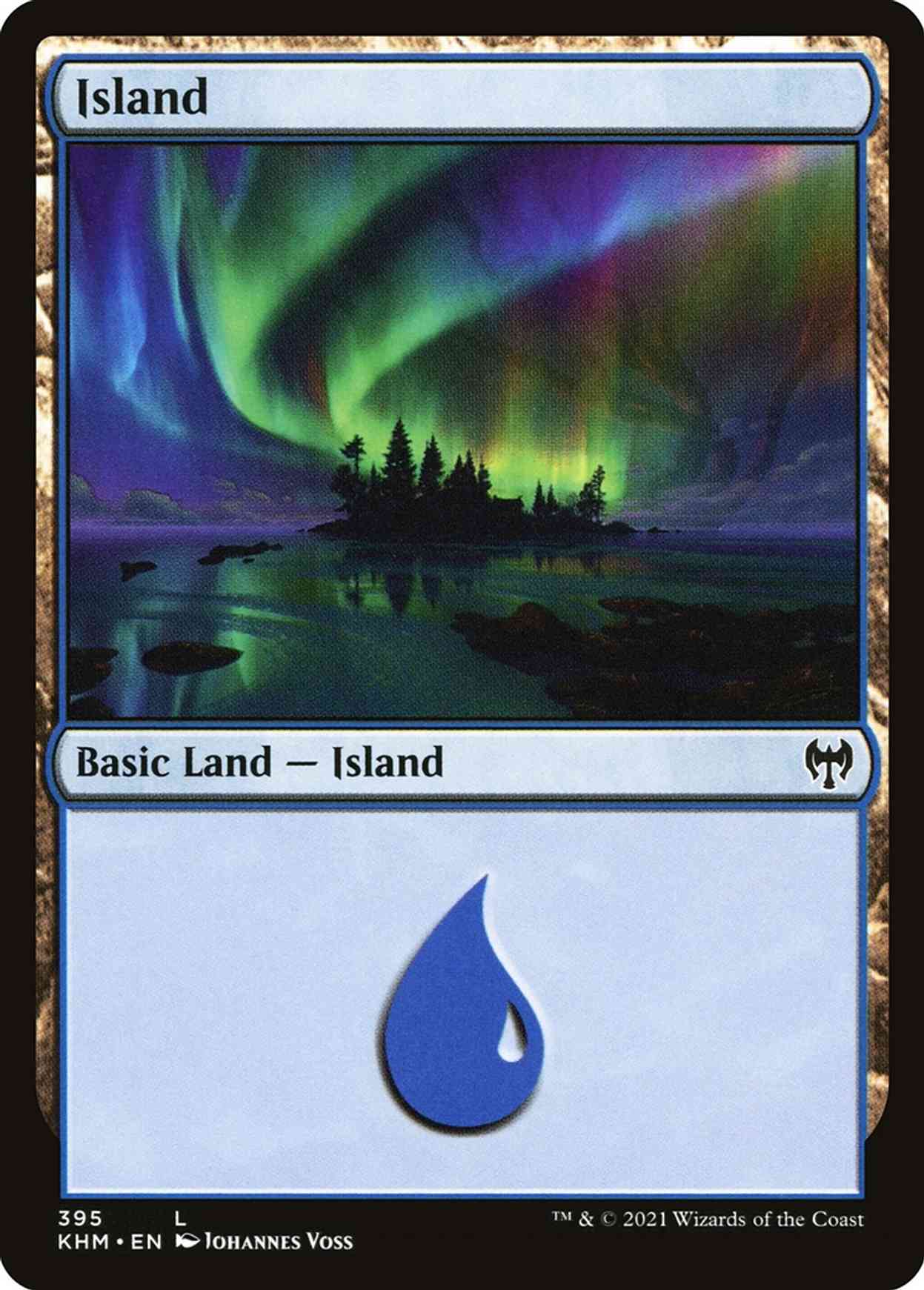 Island (395) magic card front