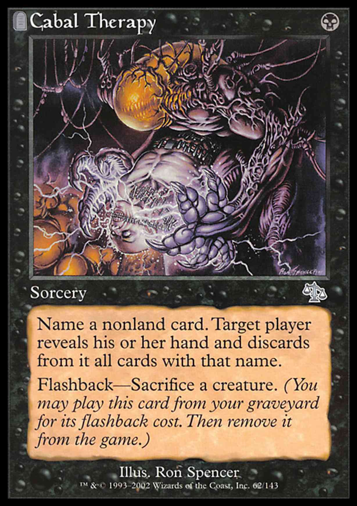 Cabal Therapy magic card front
