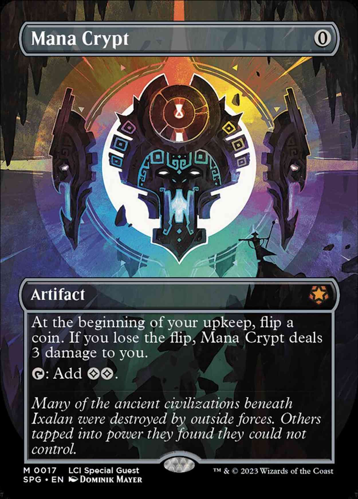 Mana Crypt (Borderless) magic card front