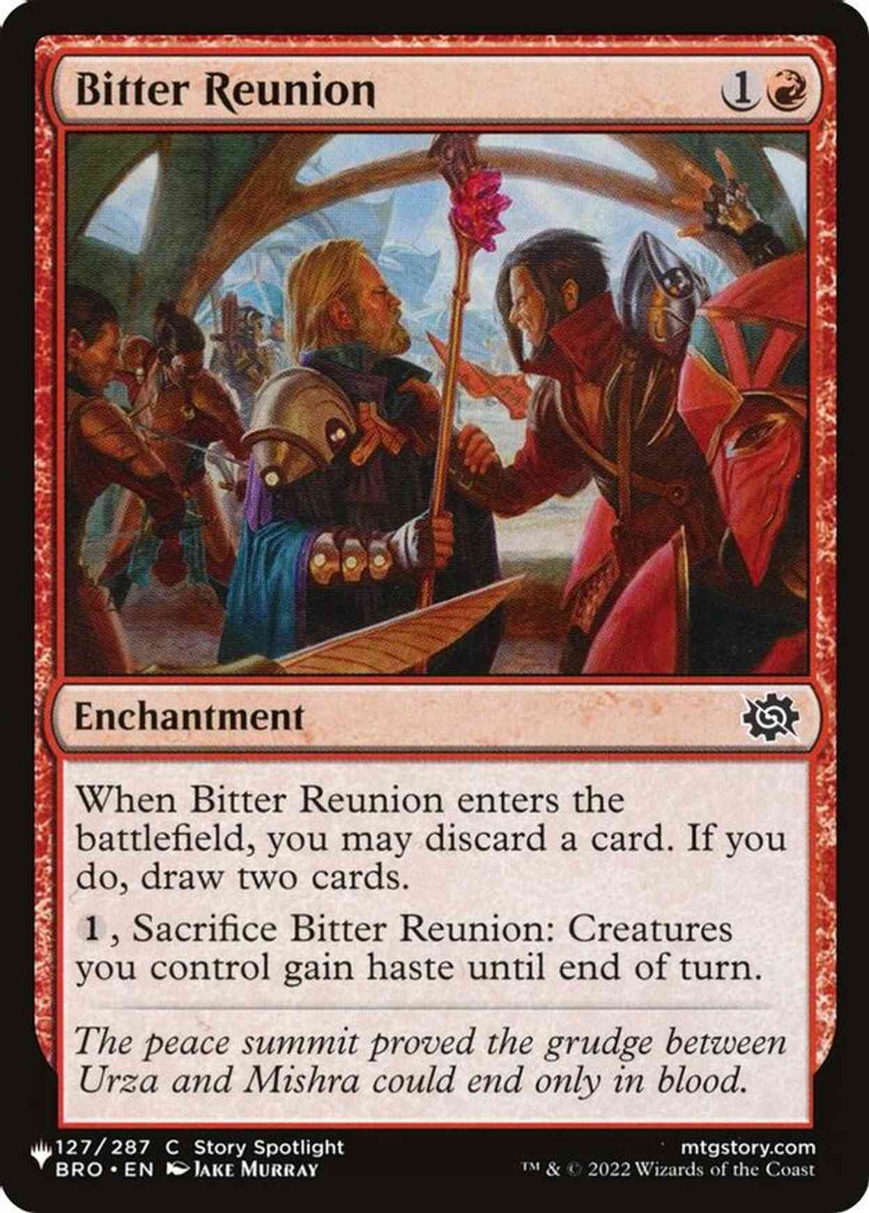 Bitter Reunion magic card front