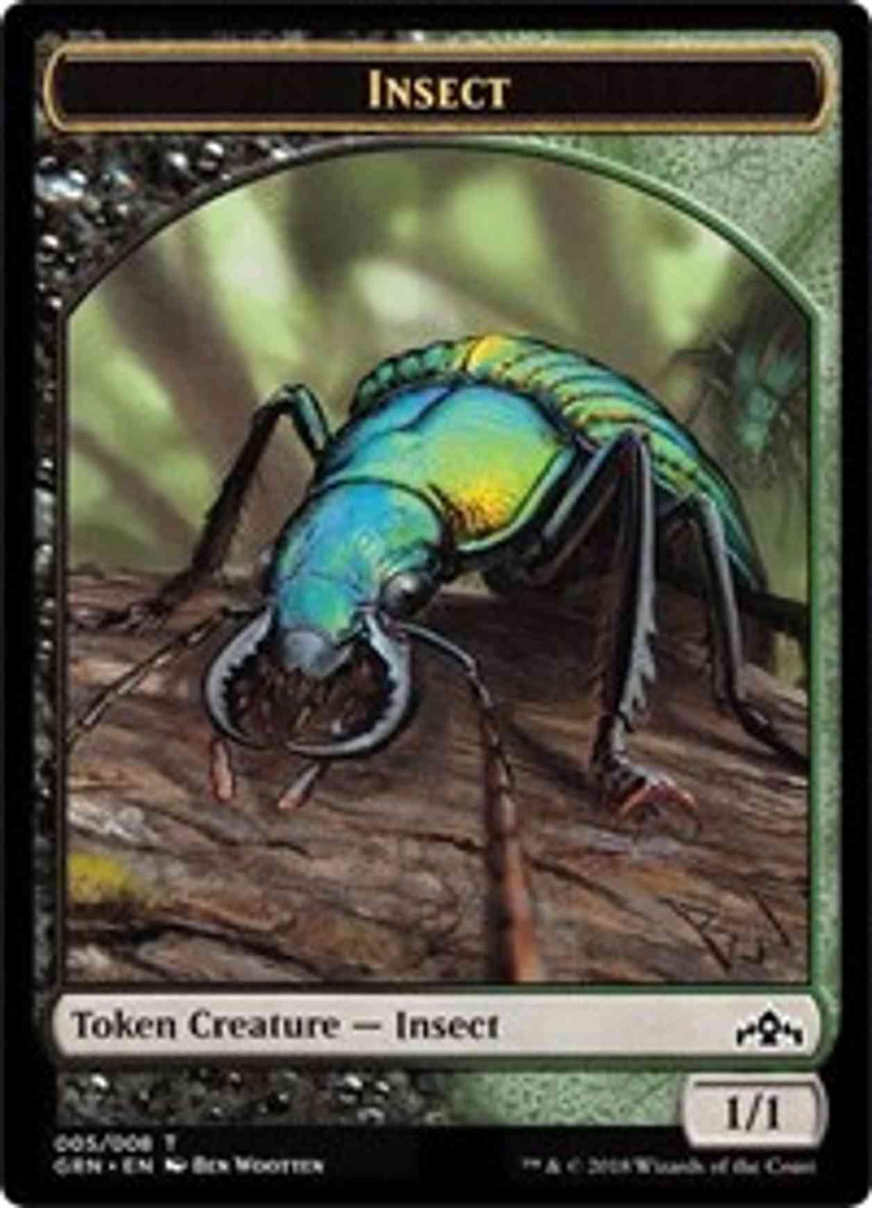 Insect // Saproling Token magic card front