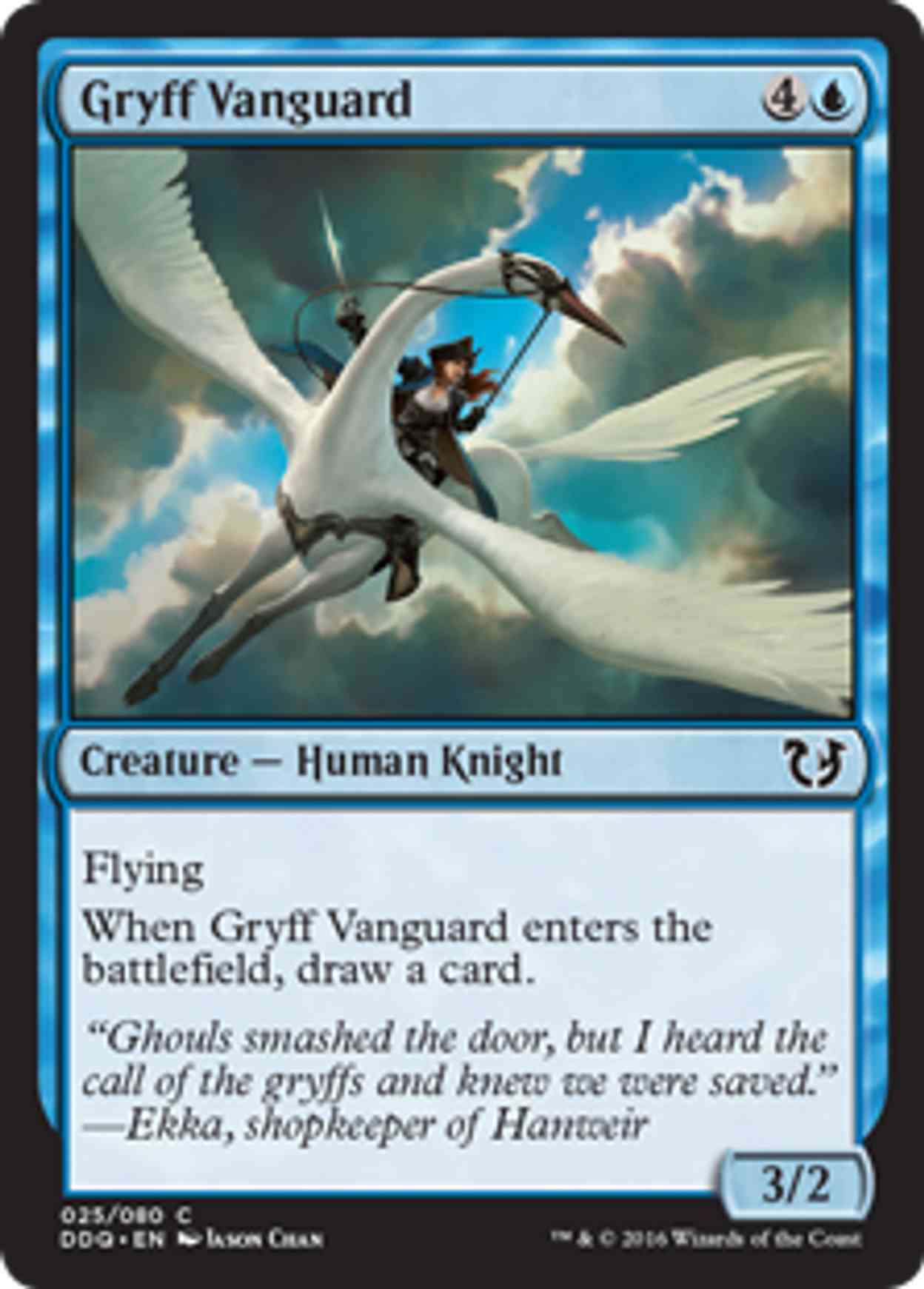 Gryff Vanguard magic card front