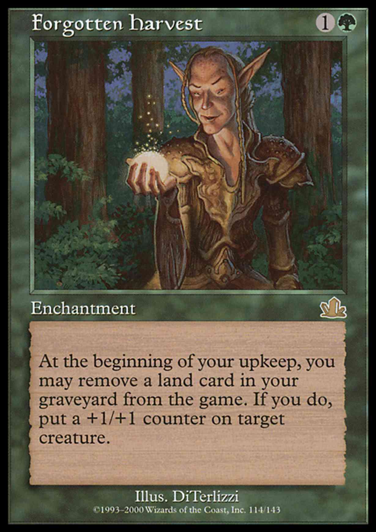 Forgotten Harvest magic card front