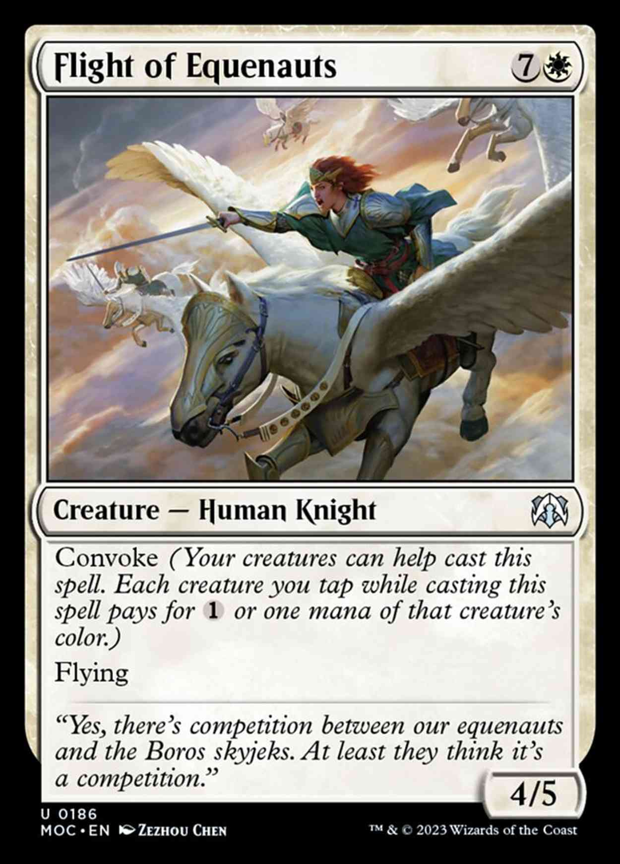 Flight of Equenauts magic card front