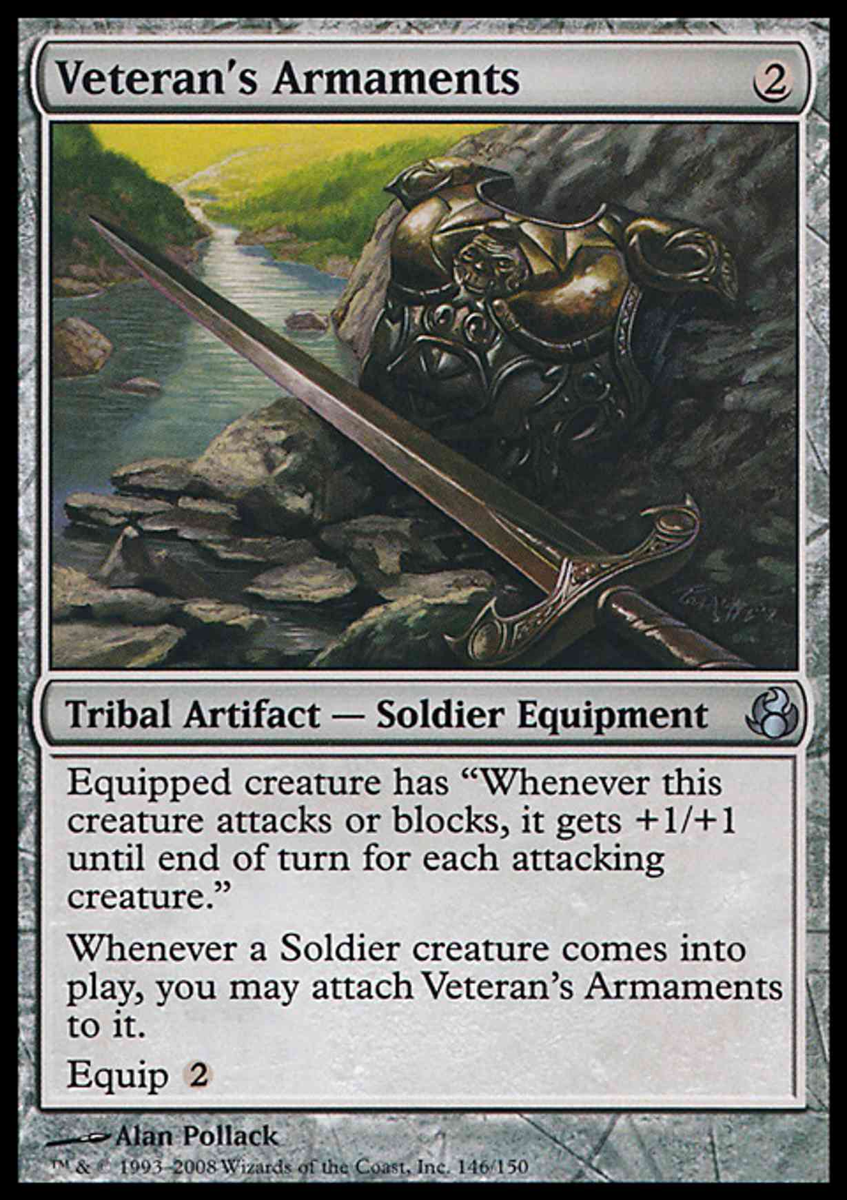 Veteran's Armaments magic card front