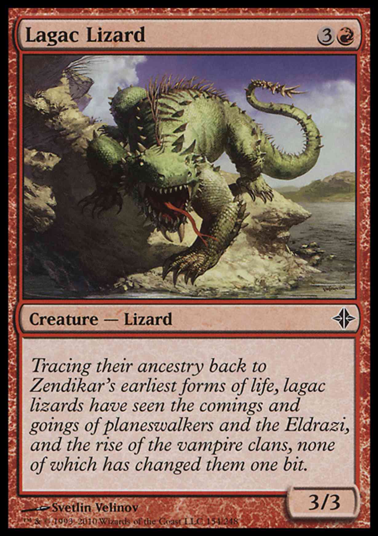 Lagac Lizard magic card front