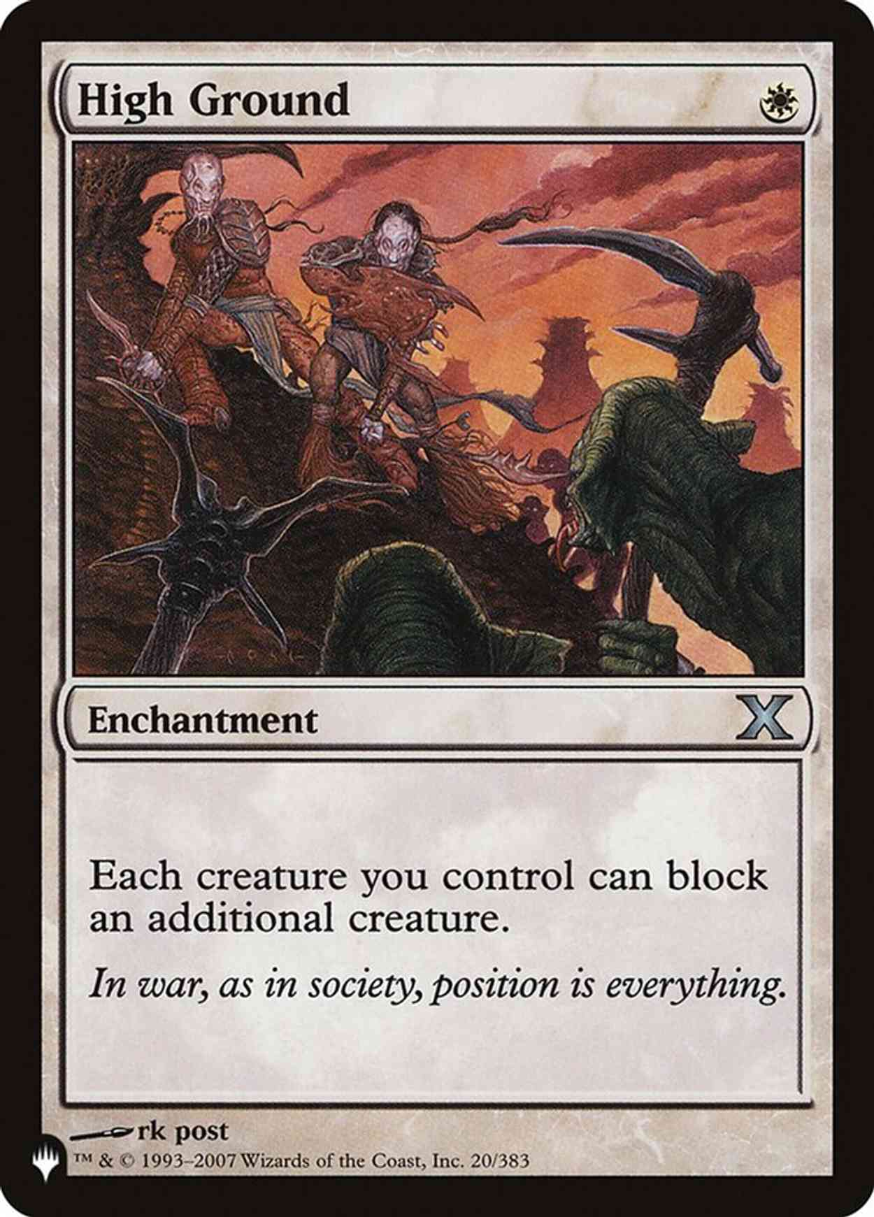 High Ground magic card front