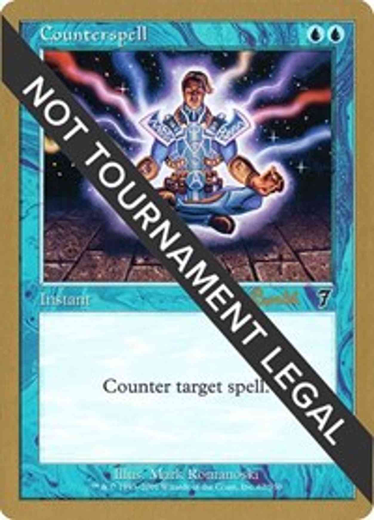 Counterspell - 2001 Antoine Ruel (7ED) magic card front