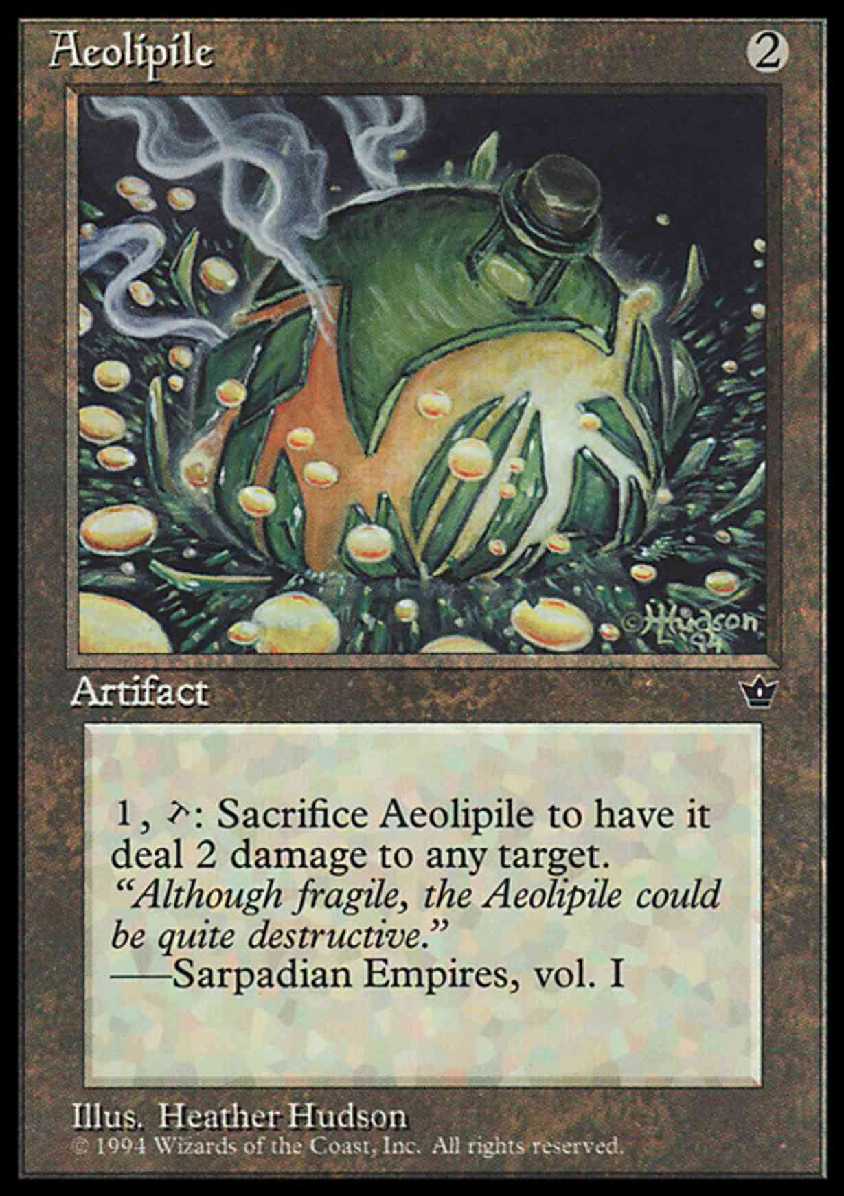 Aeolipile magic card front
