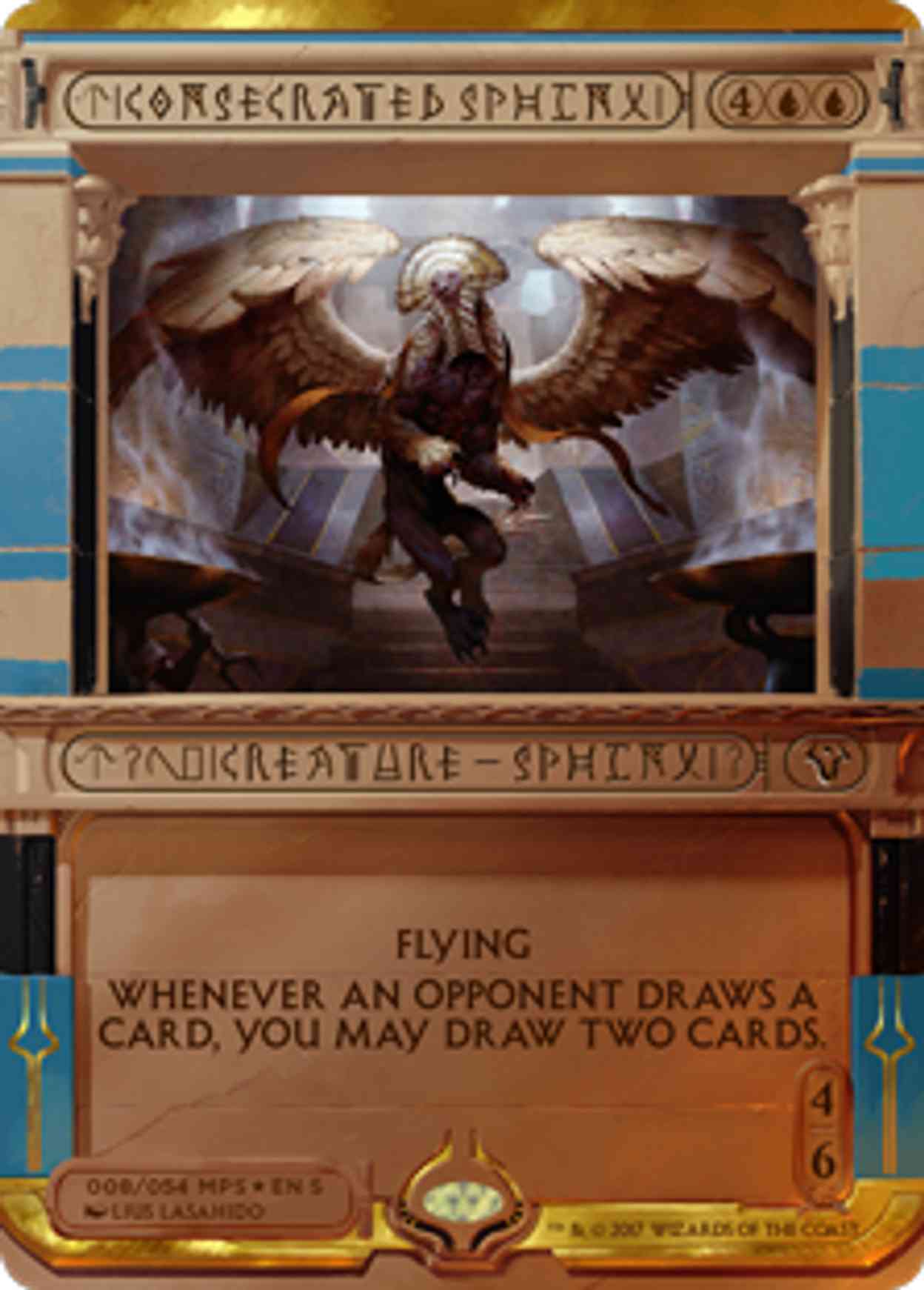 Consecrated Sphinx magic card front