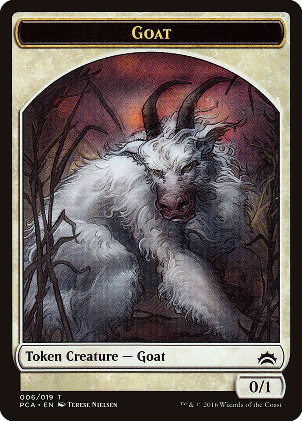 Goat // Insect Double-sided Token magic card front