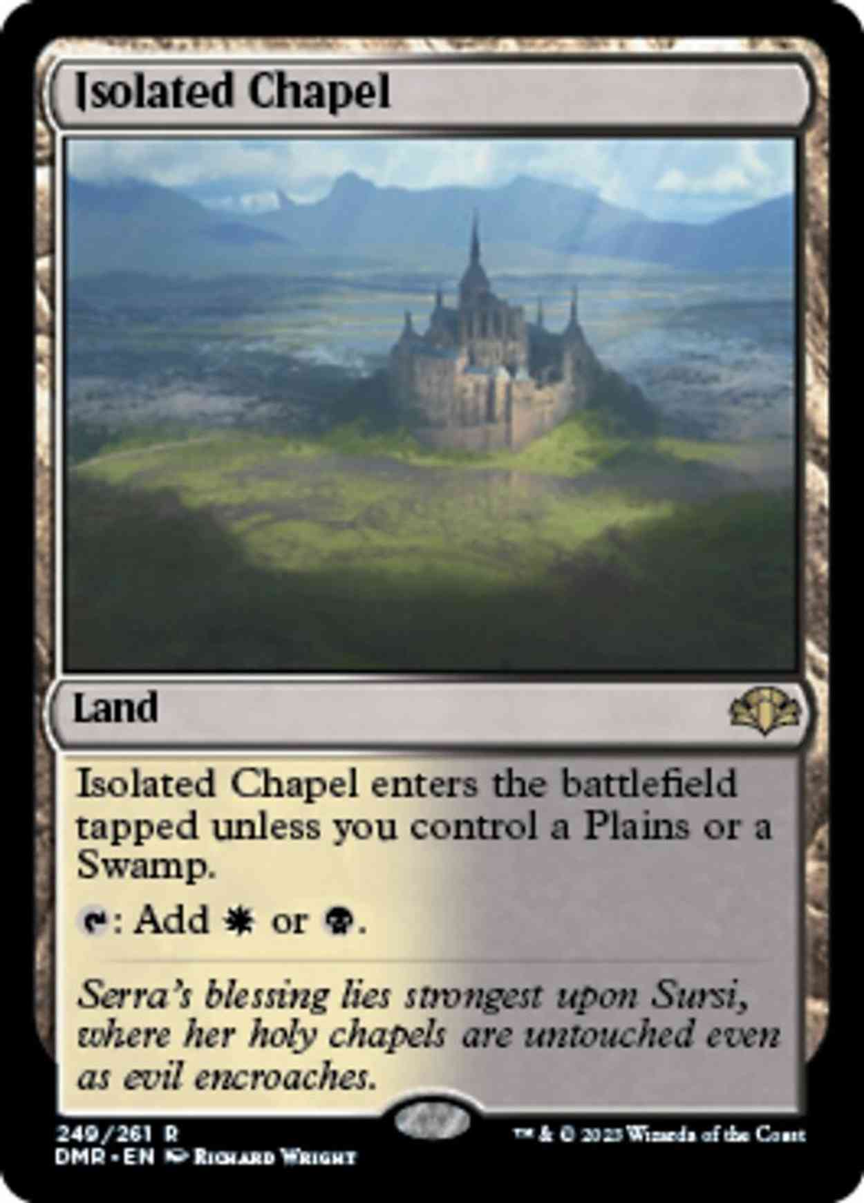 Isolated Chapel magic card front