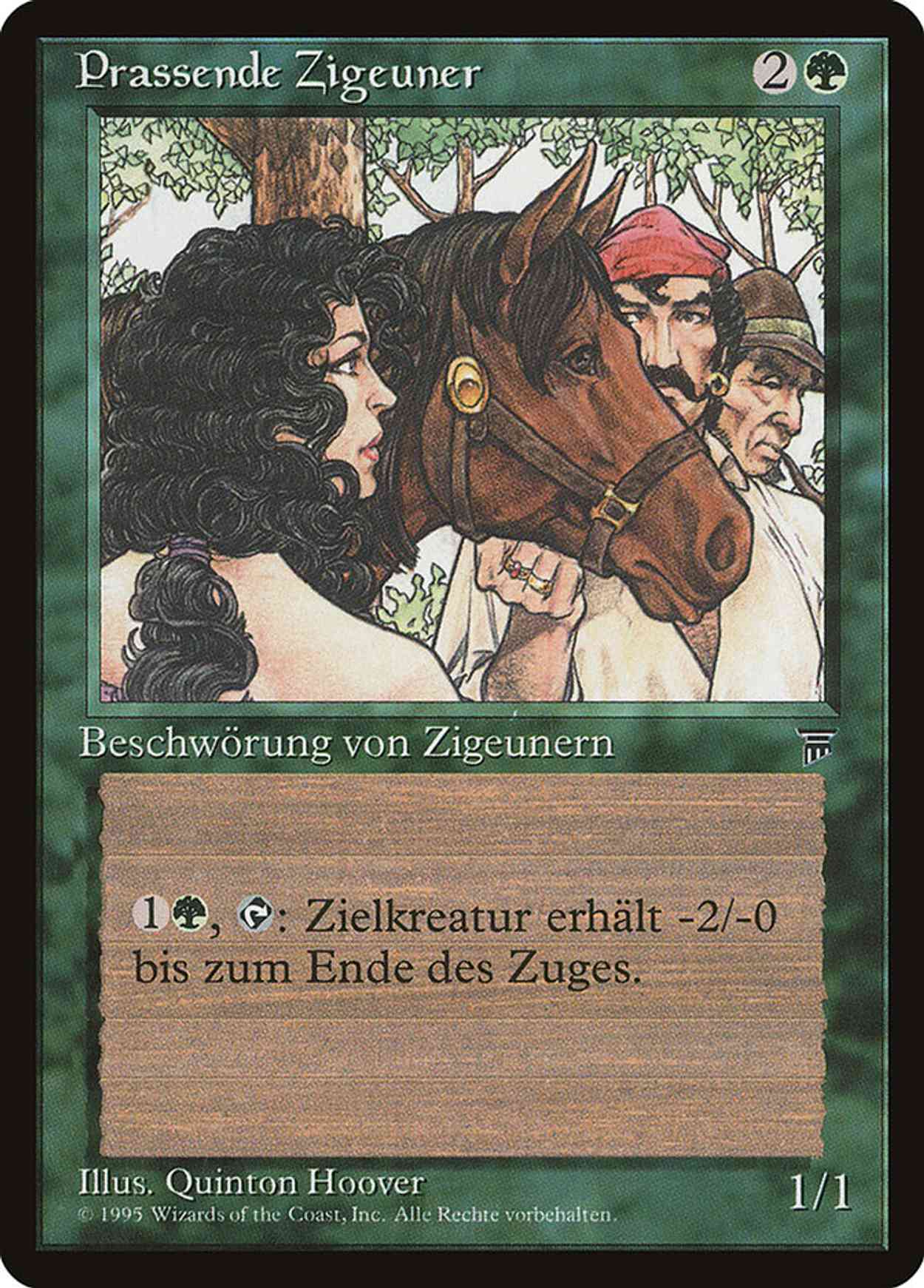 Pradesh Gypsies (German) - "Prassende Zigeuner" magic card front