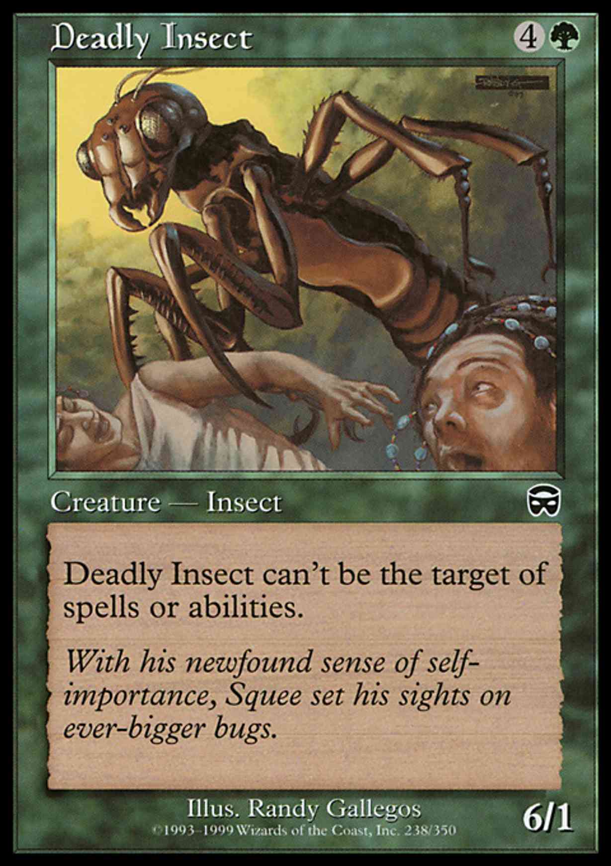 Deadly Insect magic card front