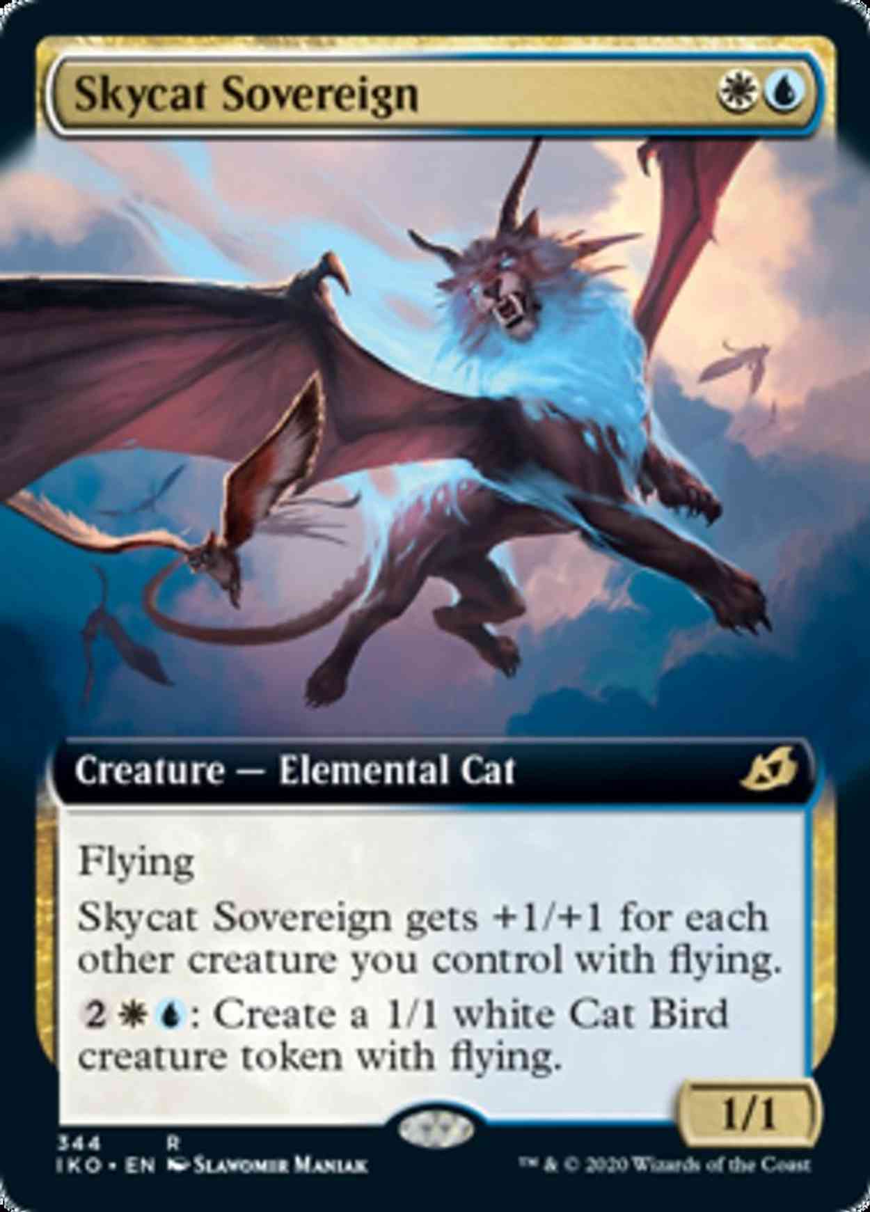 Skycat Sovereign (Extended Art) magic card front