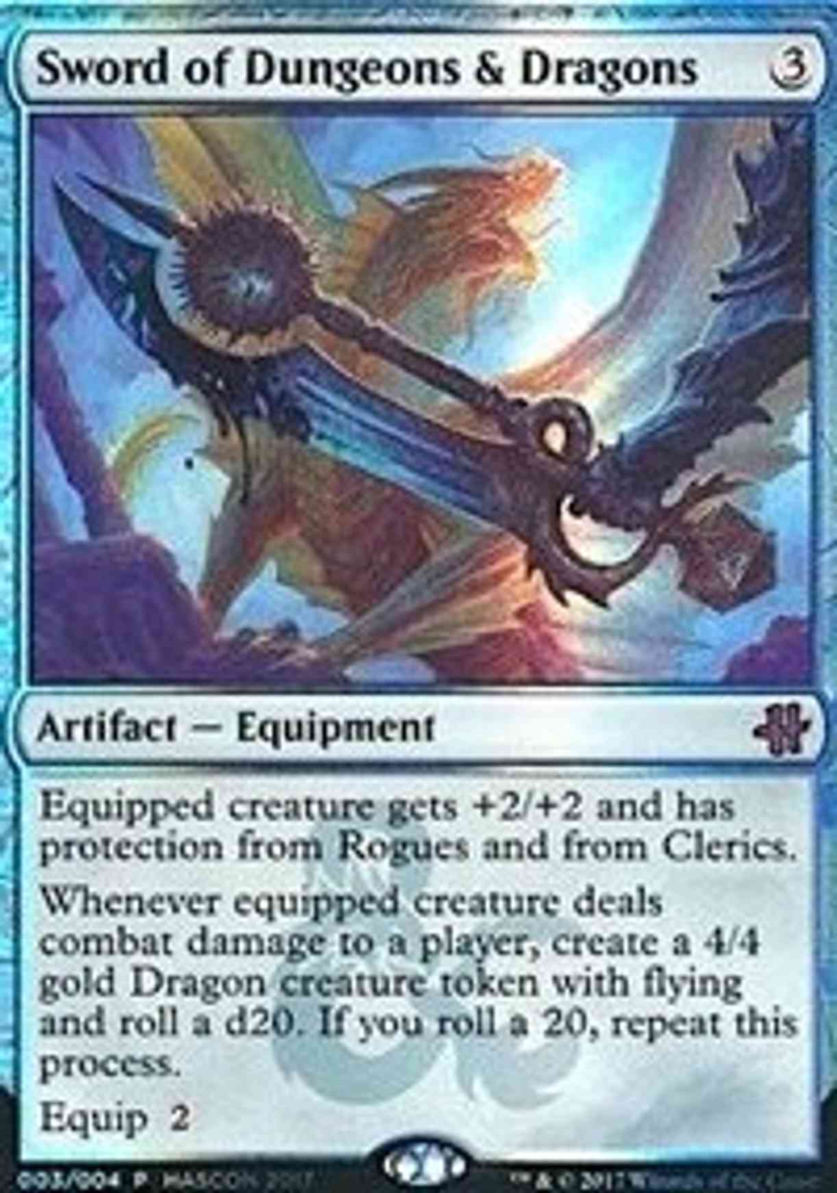 Sword of Dungeons & Dragons magic card front