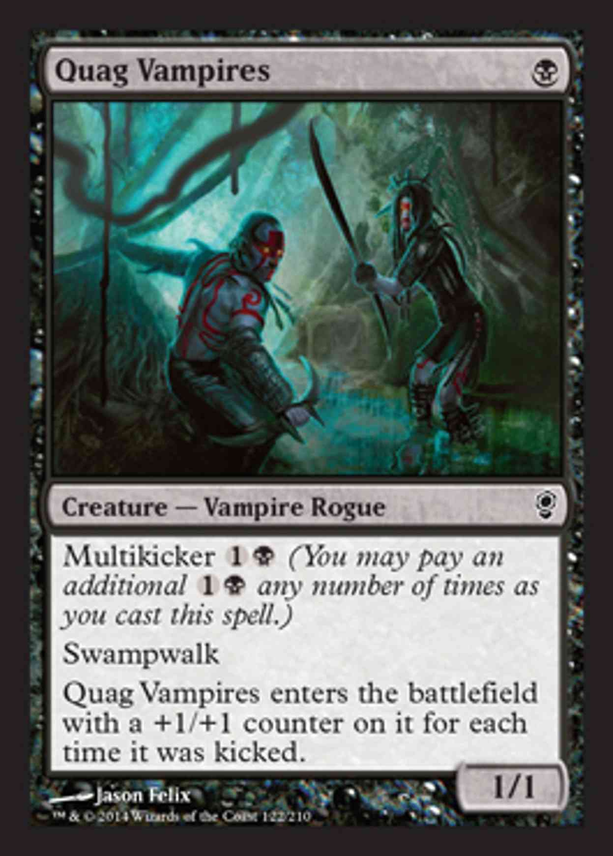 Quag Vampires magic card front