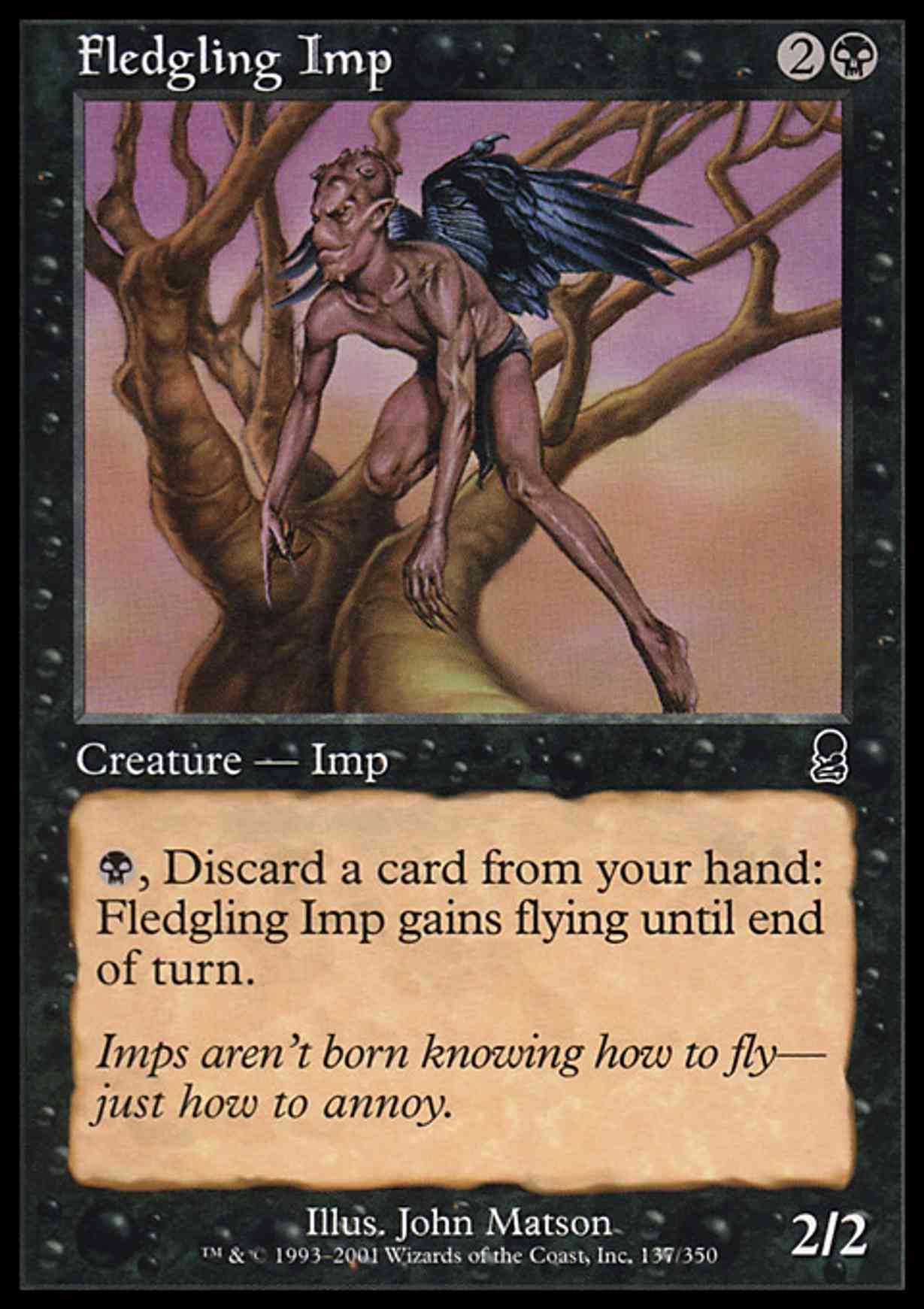Fledgling Imp magic card front