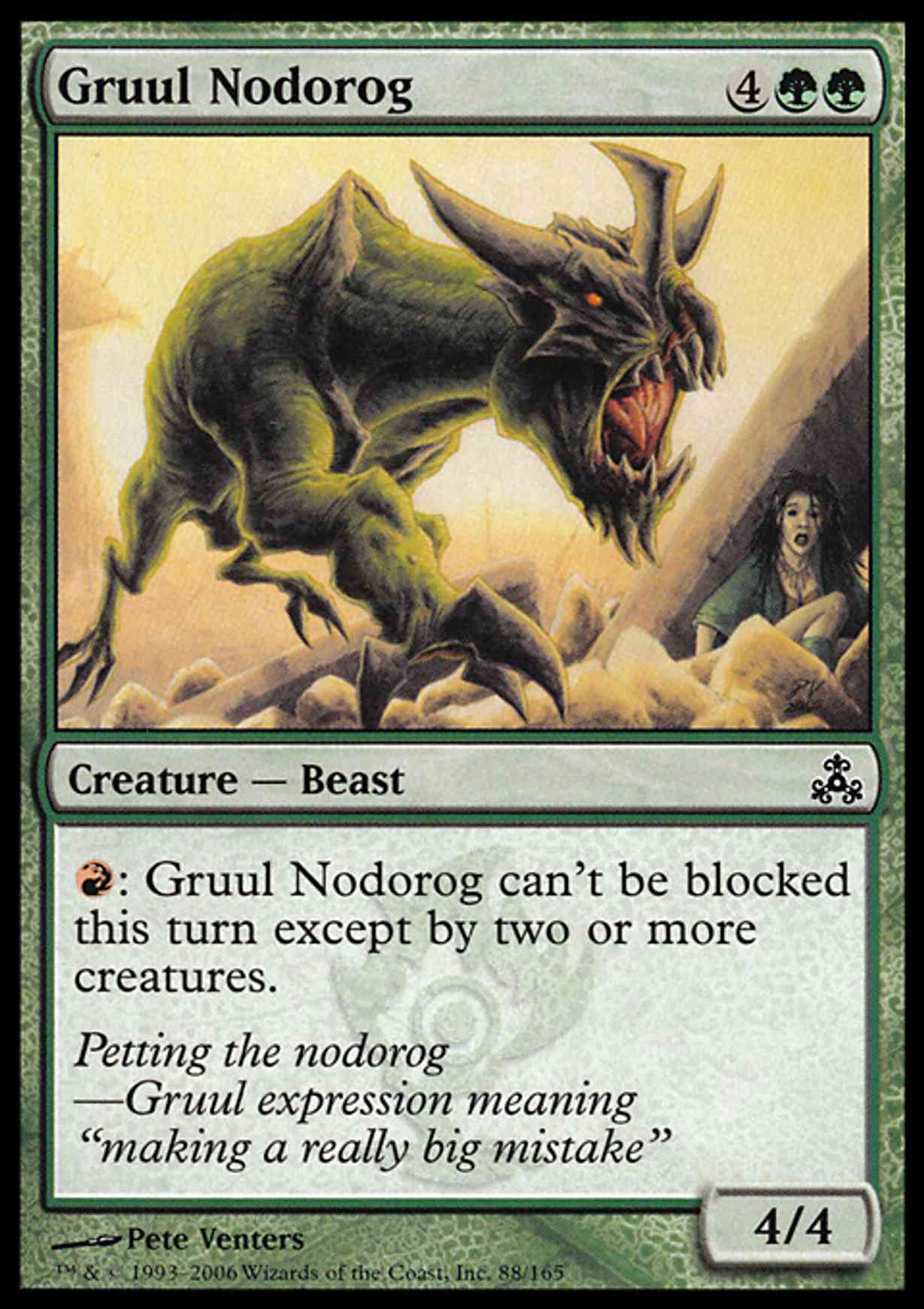 Gruul Nodorog magic card front