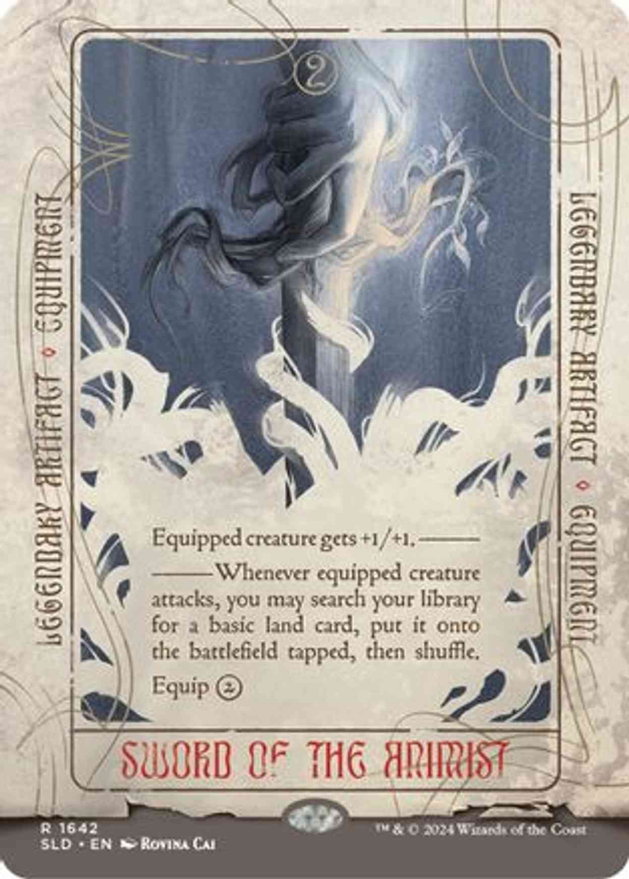 Sword of the Animist magic card front