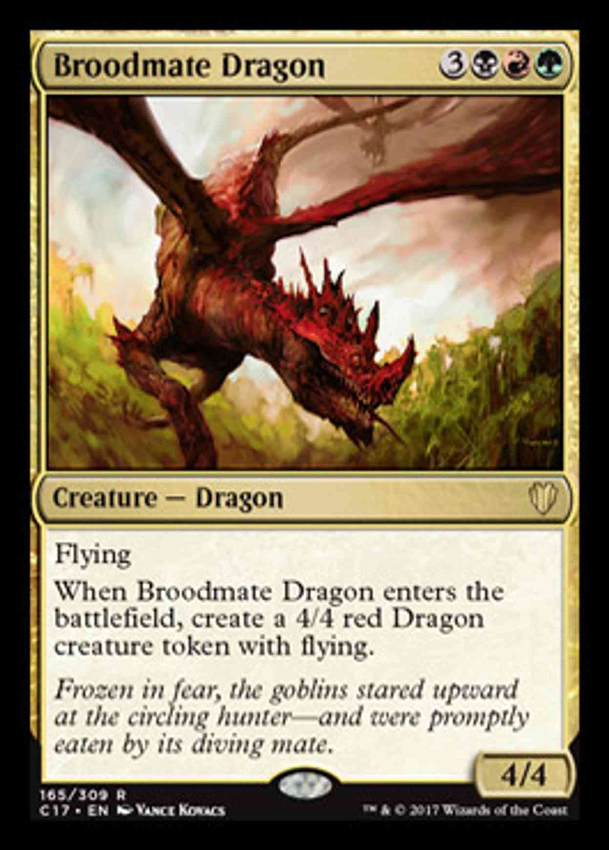 Broodmate Dragon magic card front