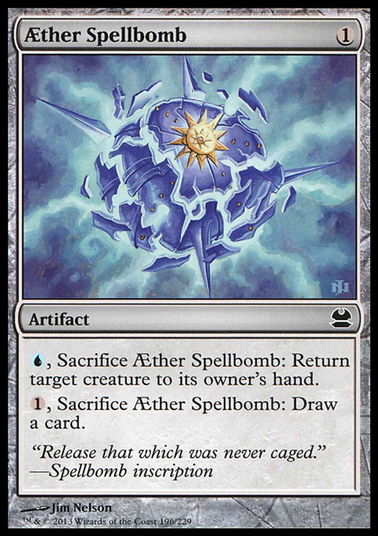 Aether Spellbomb magic card front