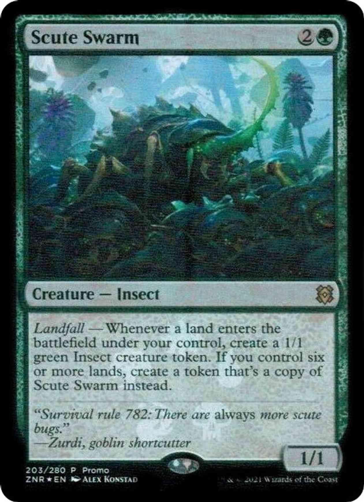 Scute Swarm magic card front