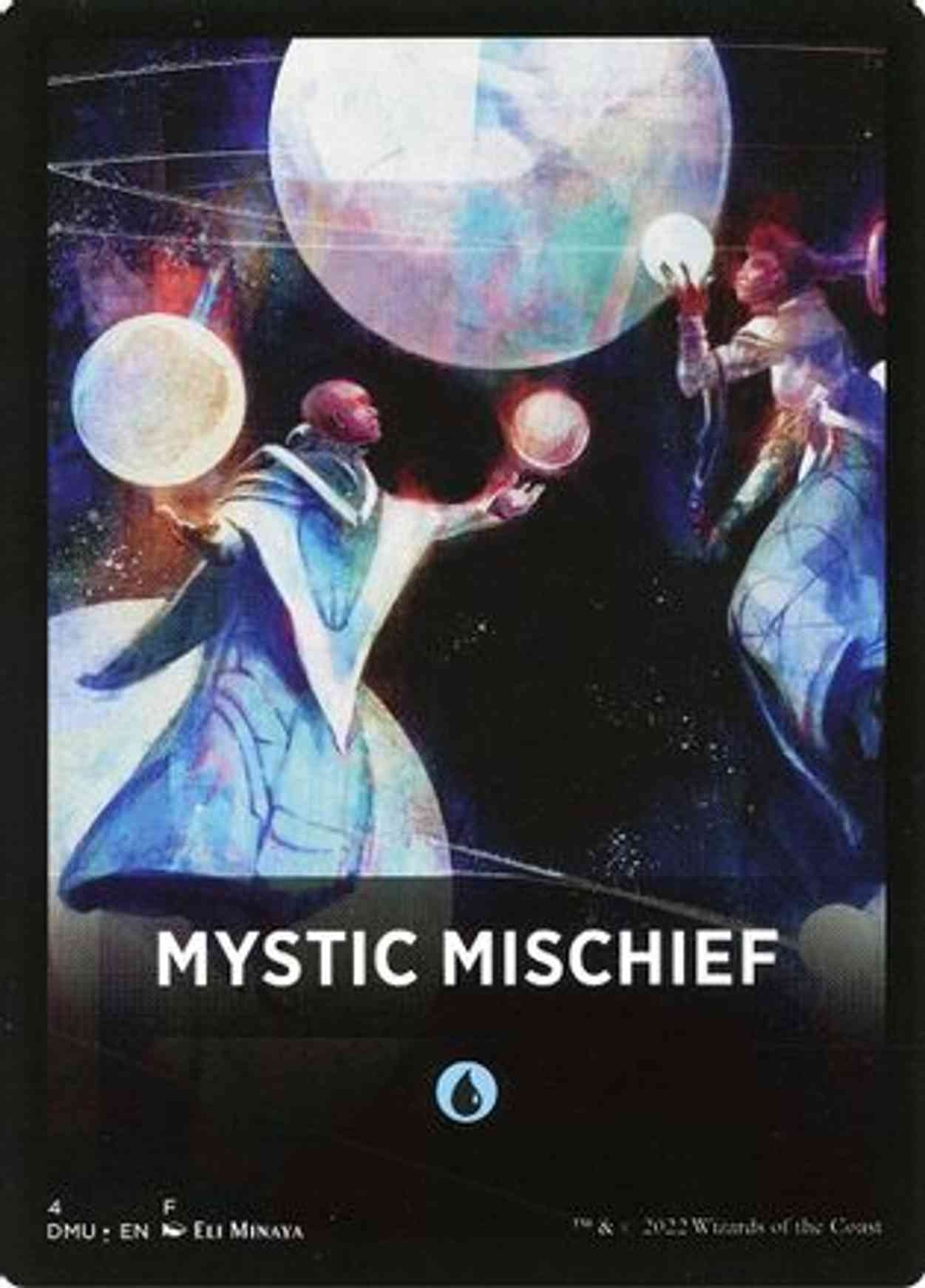 Mystic Mischief Theme Card magic card front