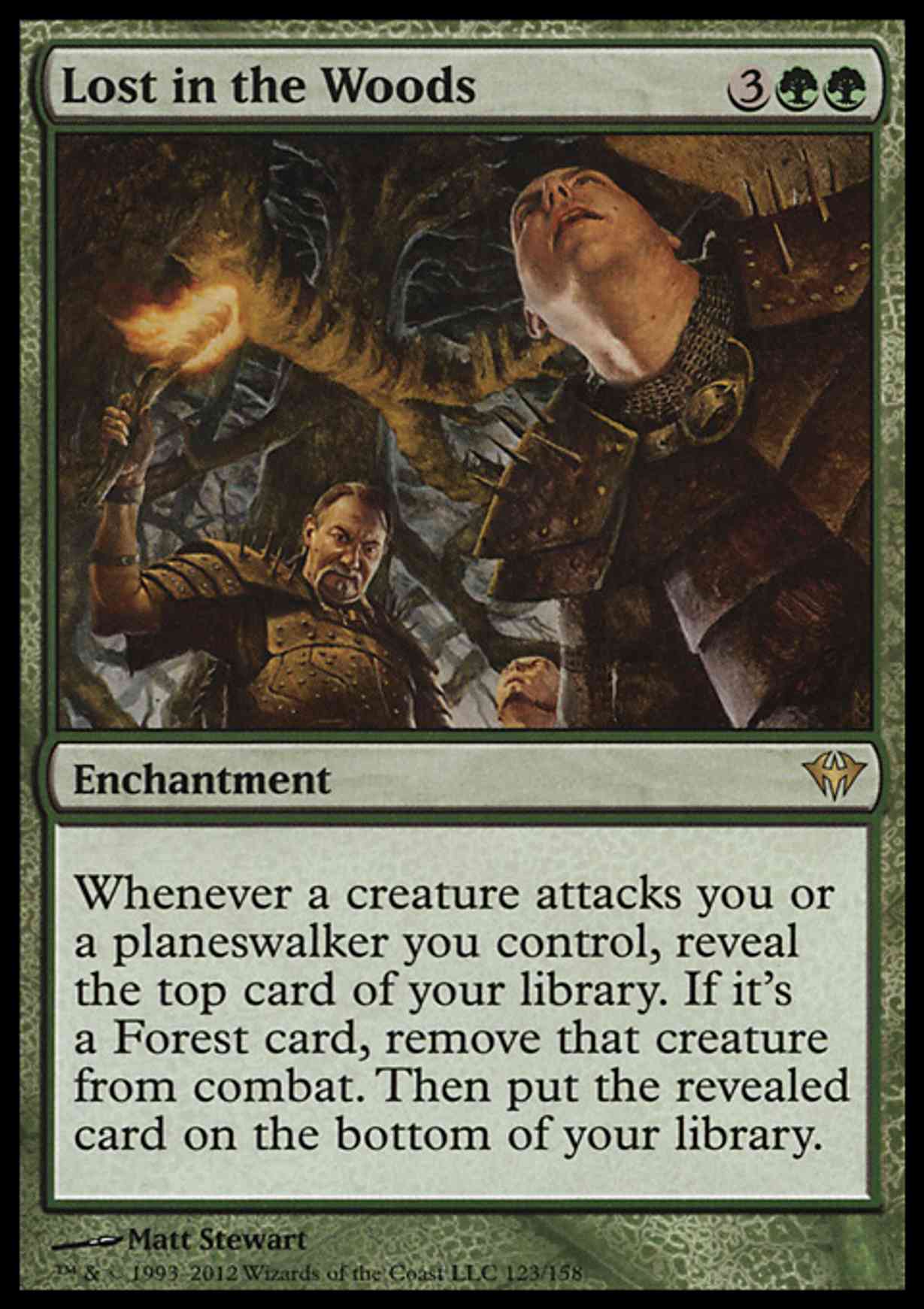 Lost in the Woods magic card front