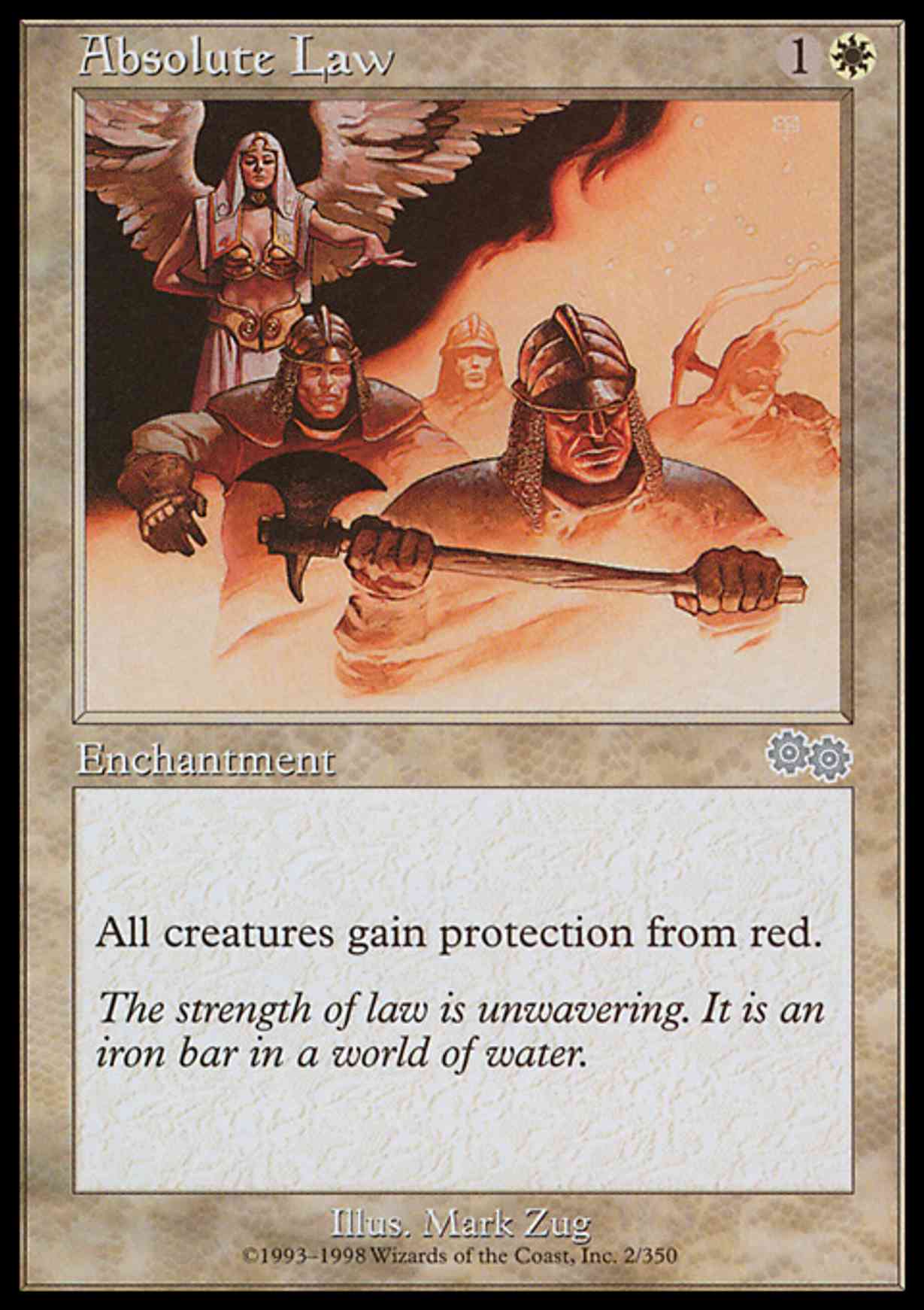 Absolute Law magic card front