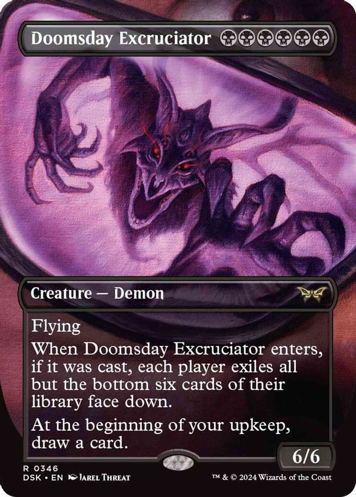 Doomsday Excruciator (Borderless) magic card front