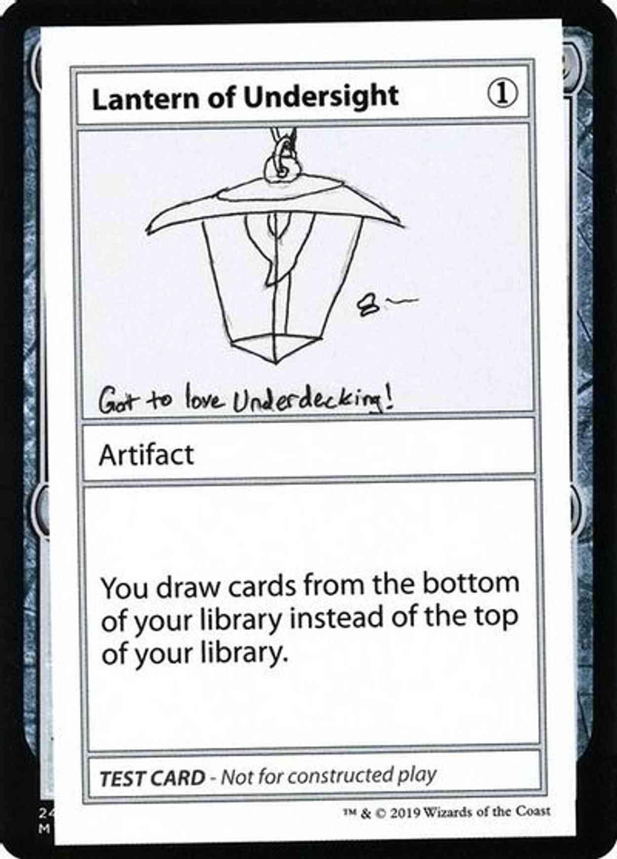 Lantern of Undersight (No PW Symbol) magic card front