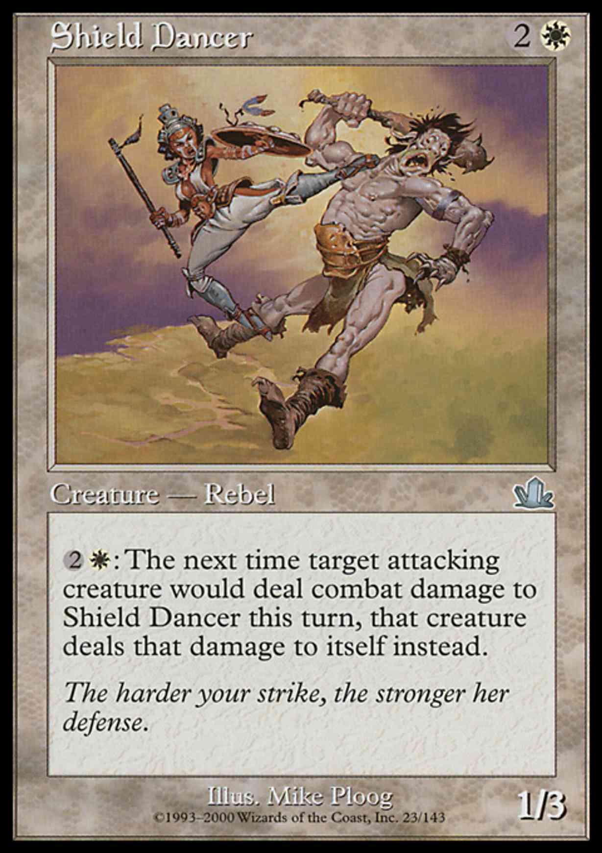 Shield Dancer magic card front