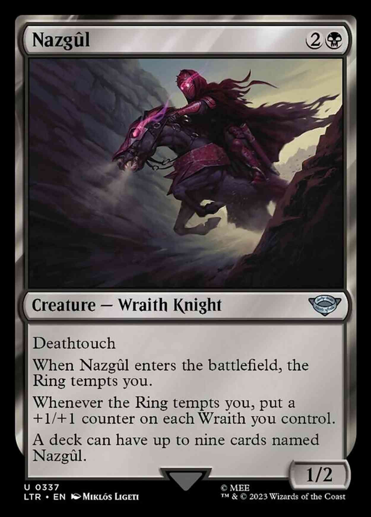 Nazgûl (0337) magic card front