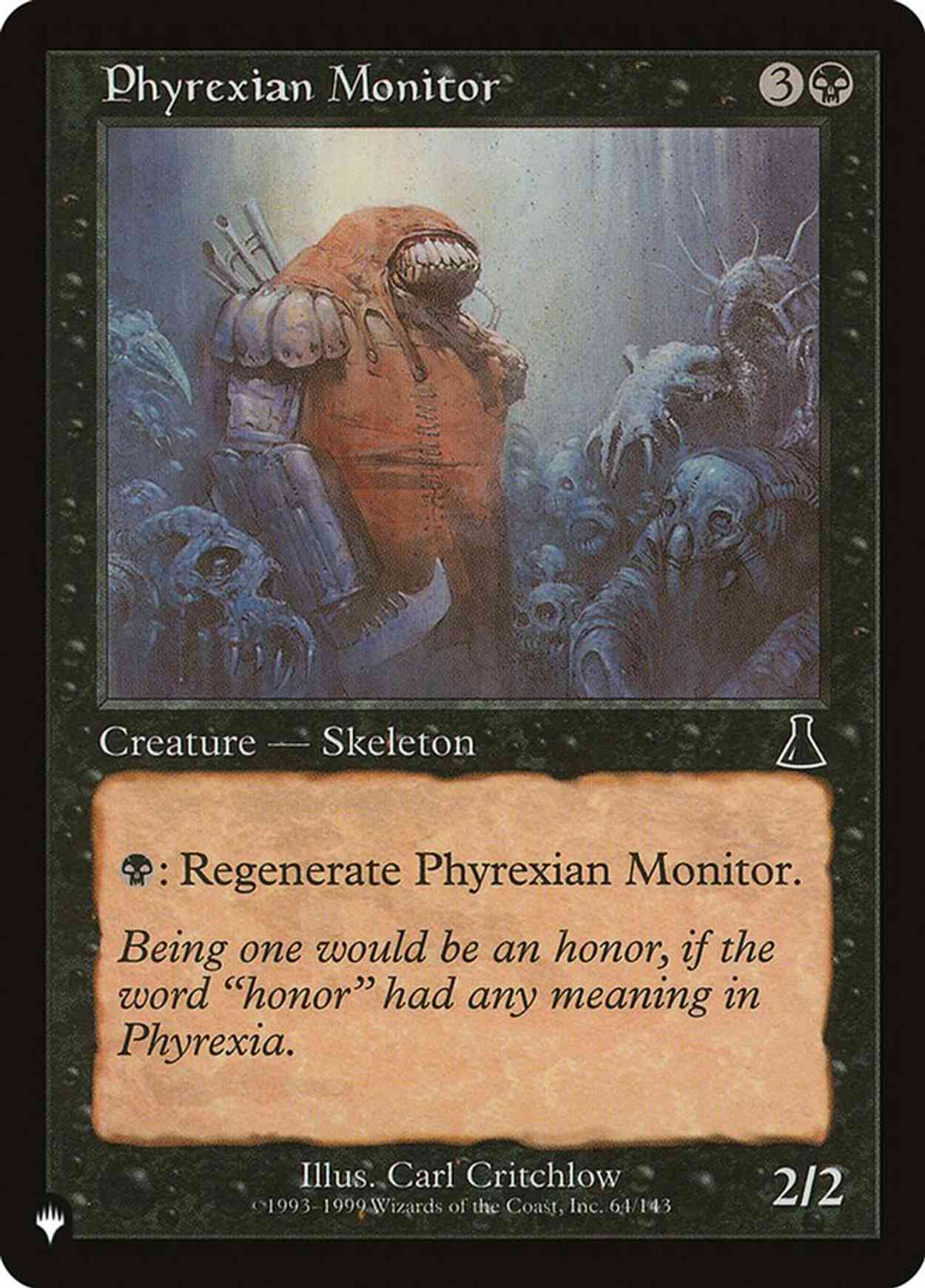 Phyrexian Monitor magic card front