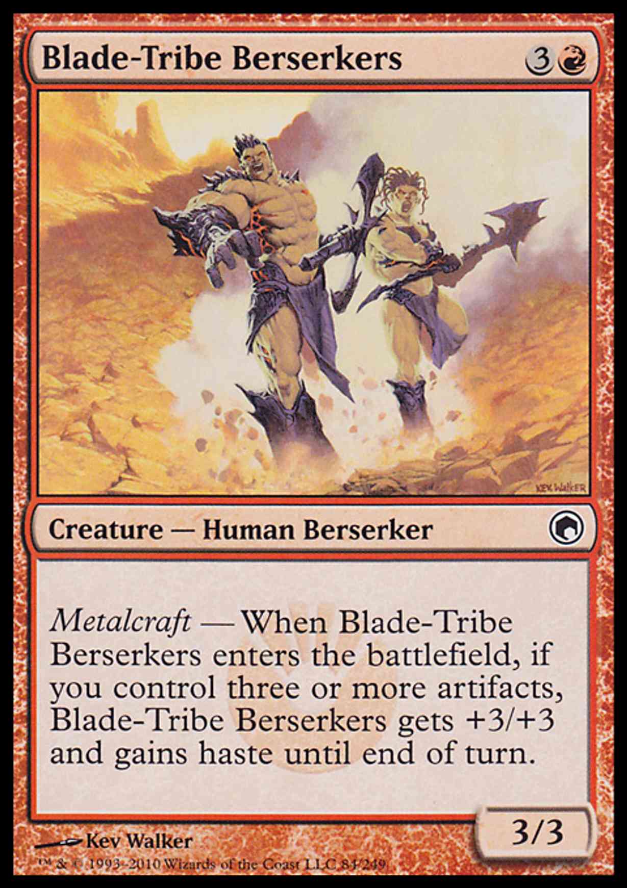Blade-Tribe Berserkers magic card front