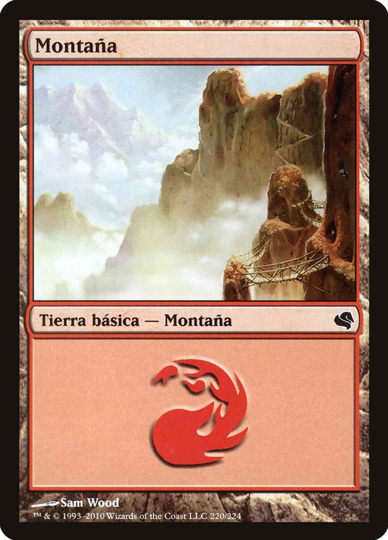 Mountain (Retro Frame) magic card front