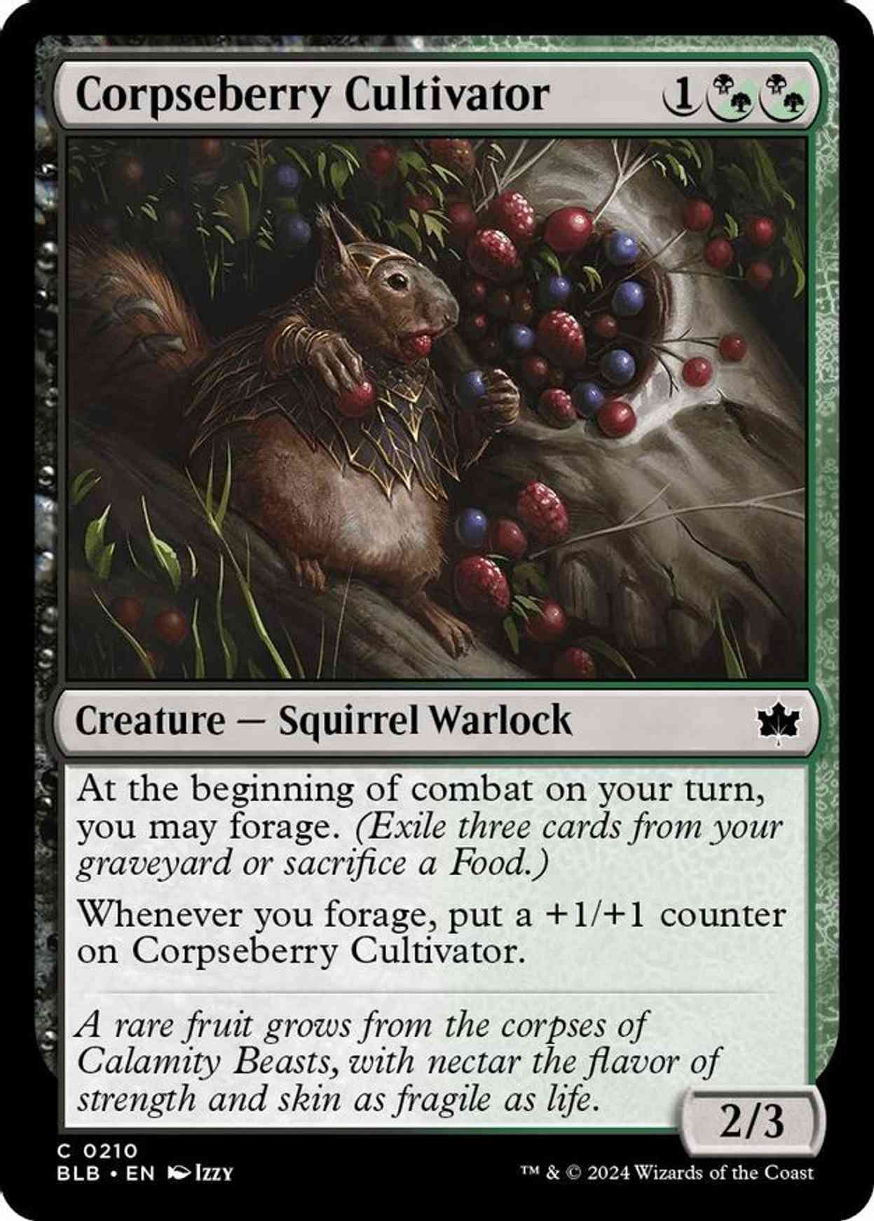 Corpseberry Cultivator magic card front