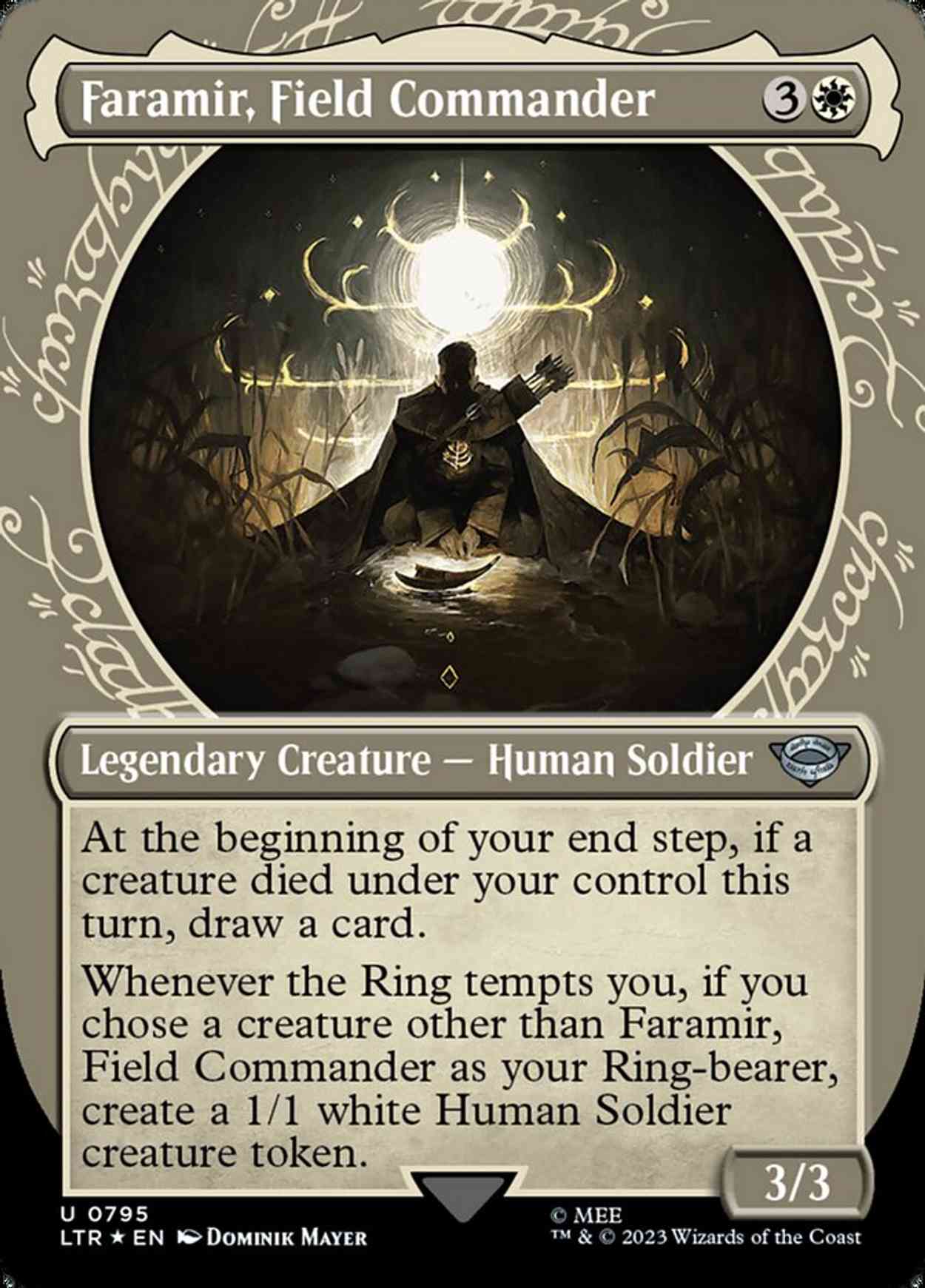 Faramir, Field Commander (Showcase) (Surge Foil) magic card front