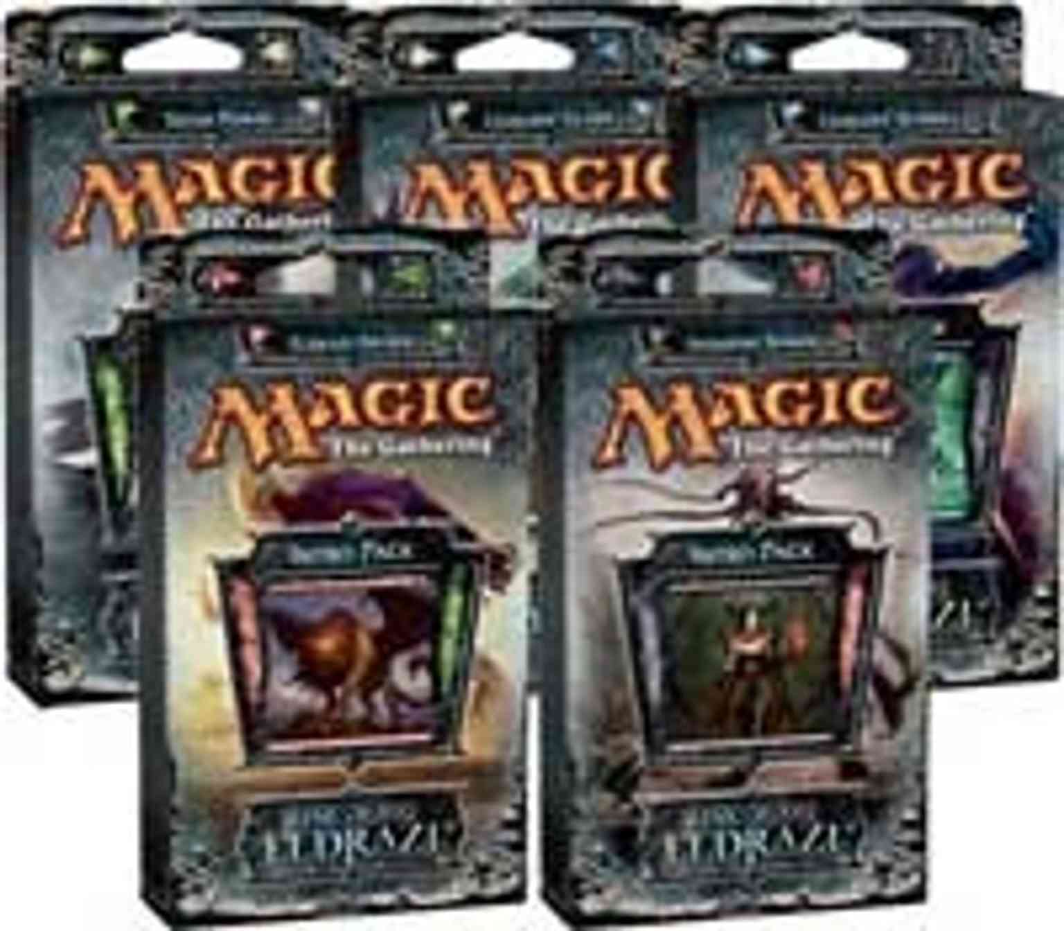 Rise of the Eldrazi - All 5 Intro Packs magic card front