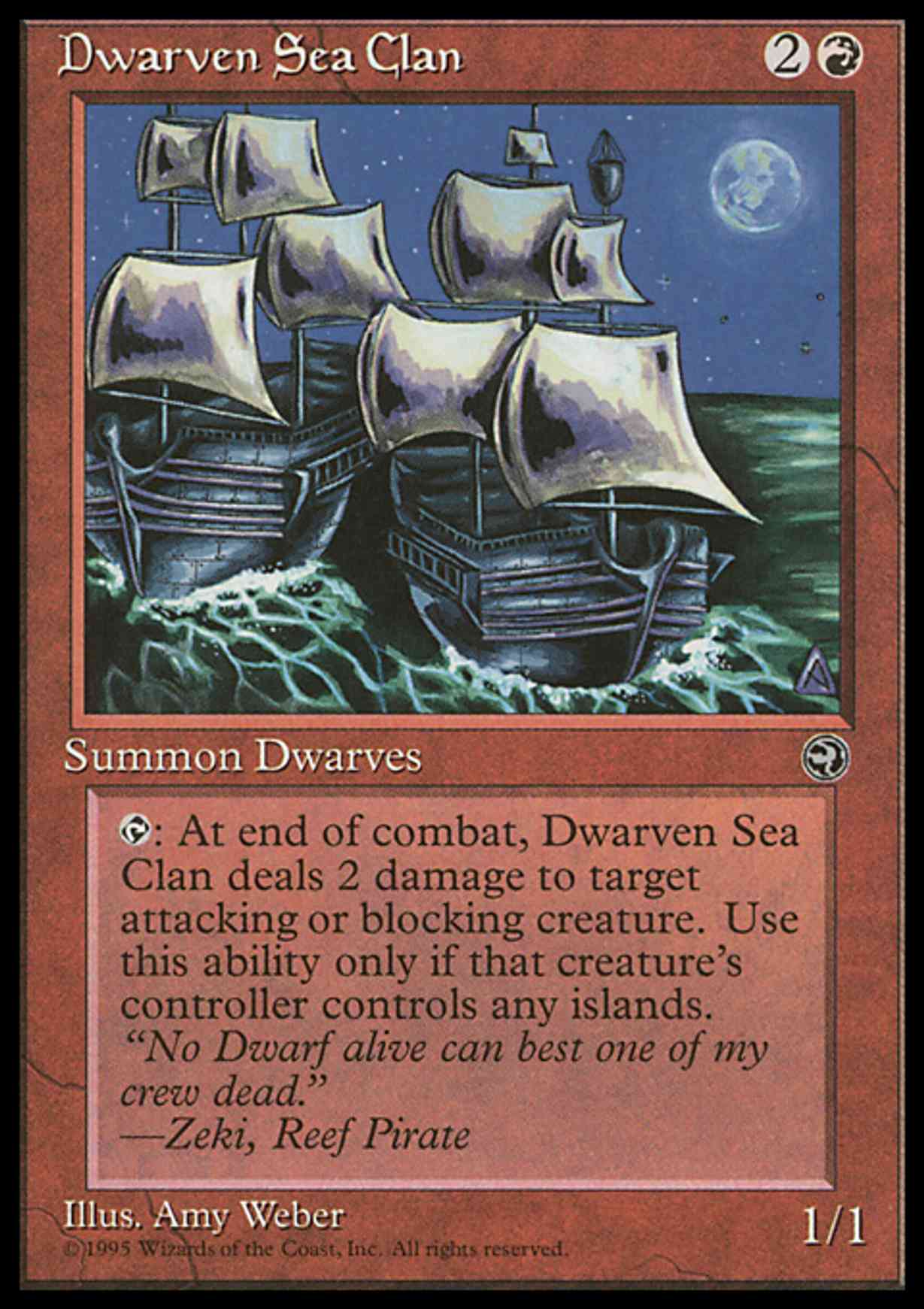 Dwarven Sea Clan magic card front
