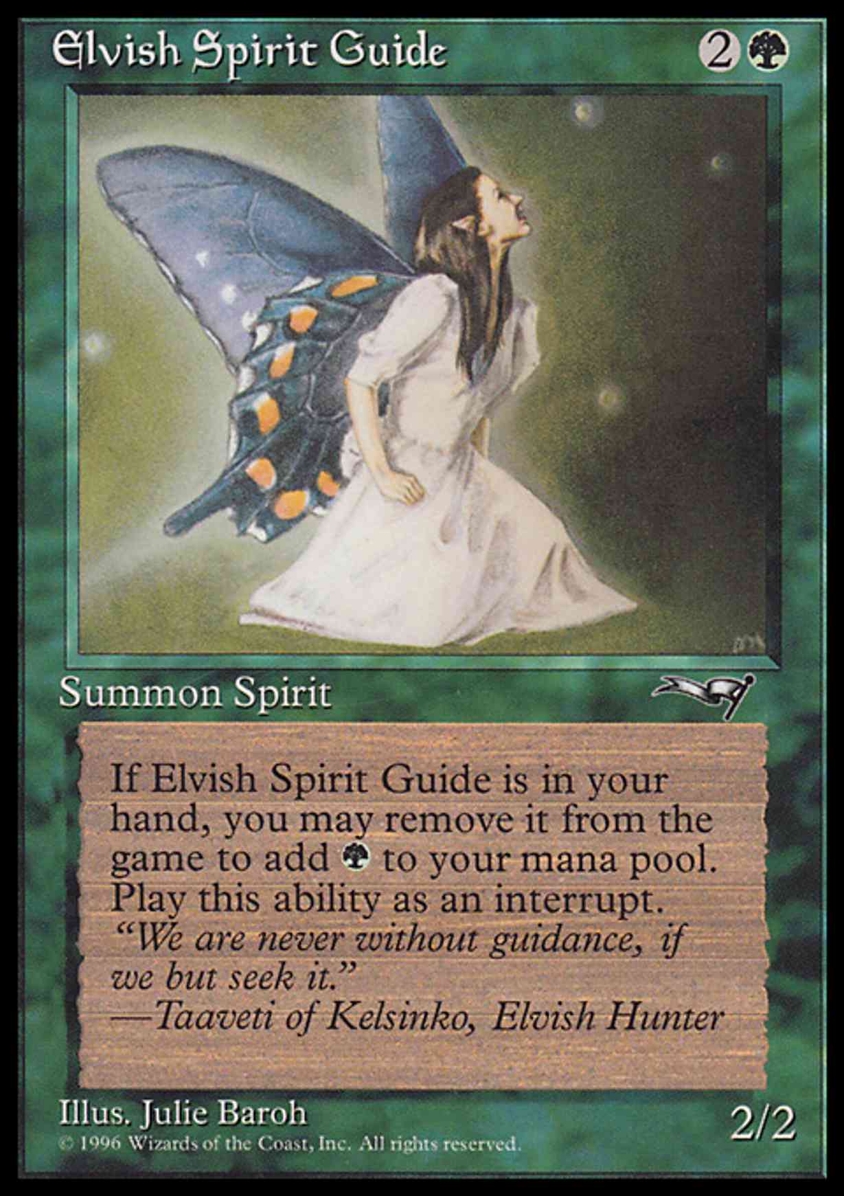 Elvish Spirit Guide magic card front