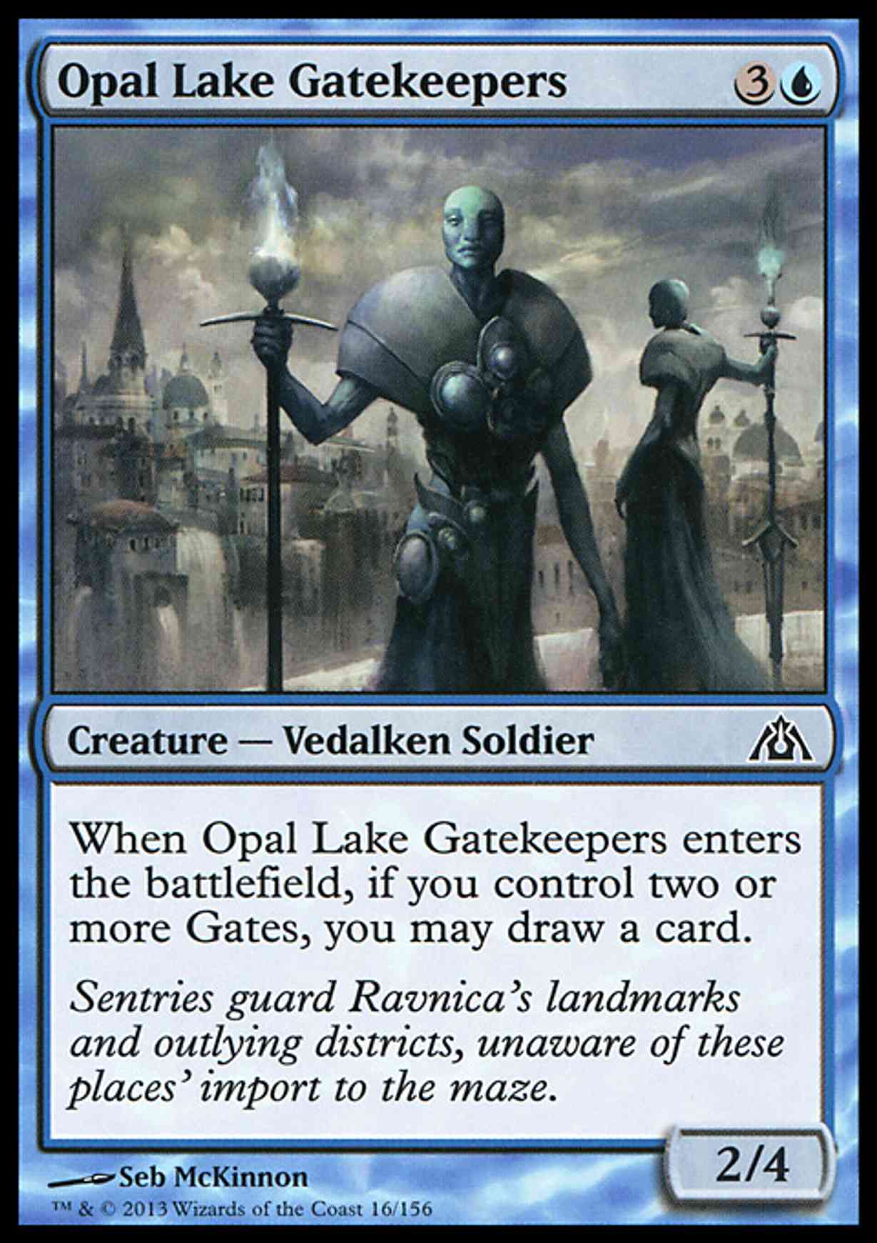 Opal Lake Gatekeepers magic card front