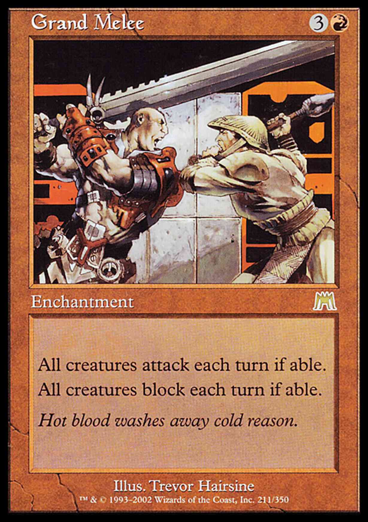 Grand Melee magic card front