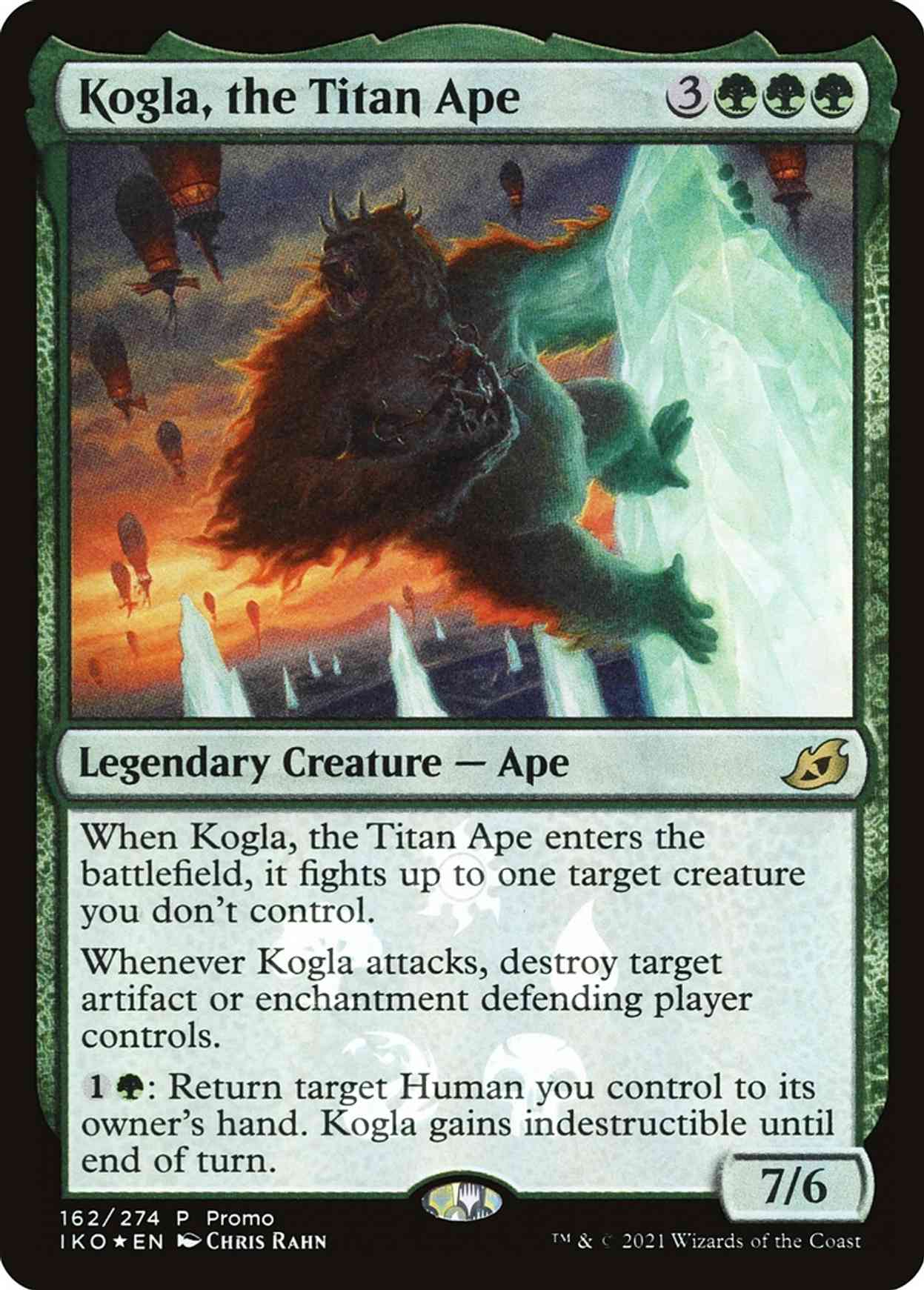 Kogla, the Titan Ape magic card front