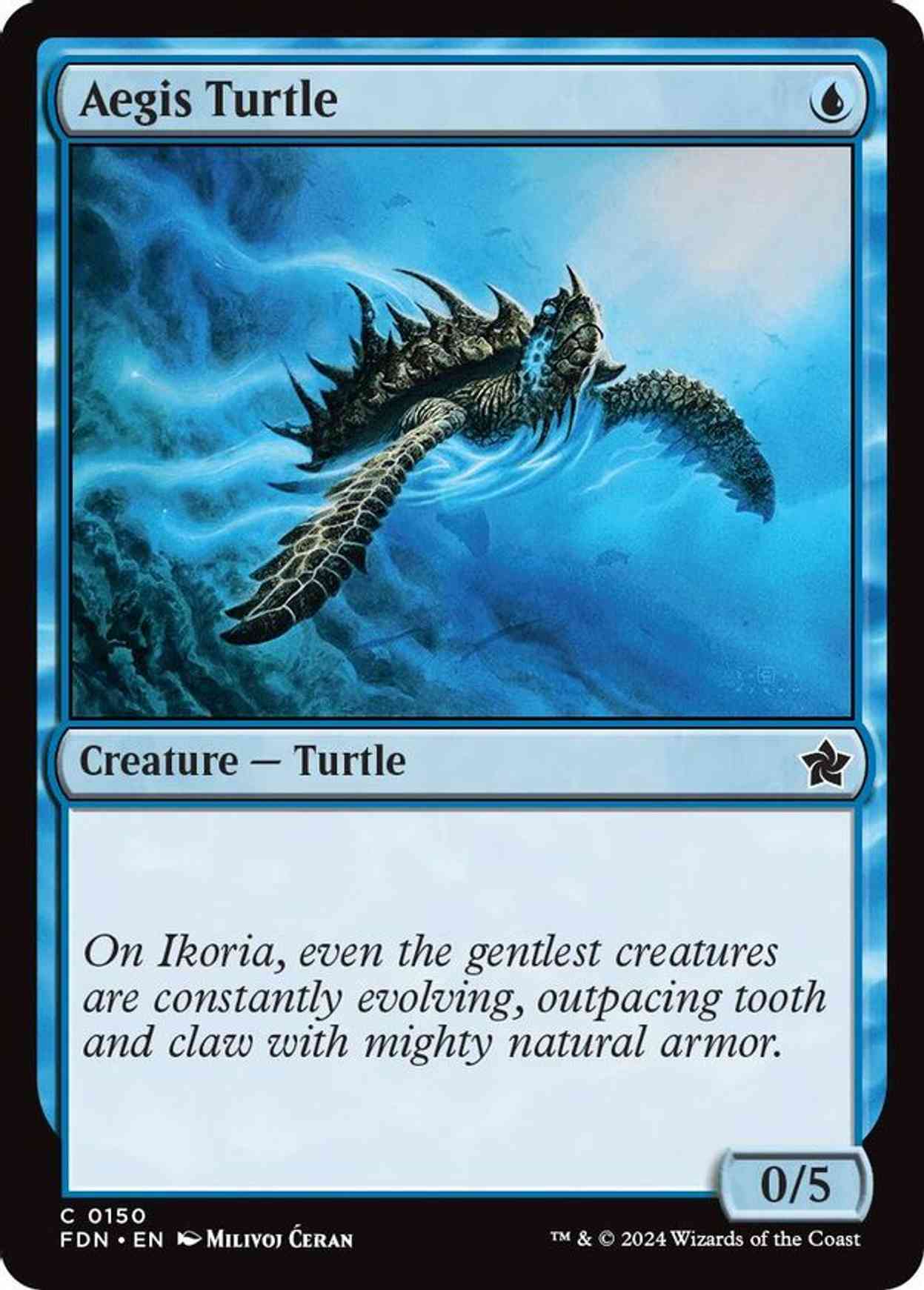 Aegis Turtle magic card front