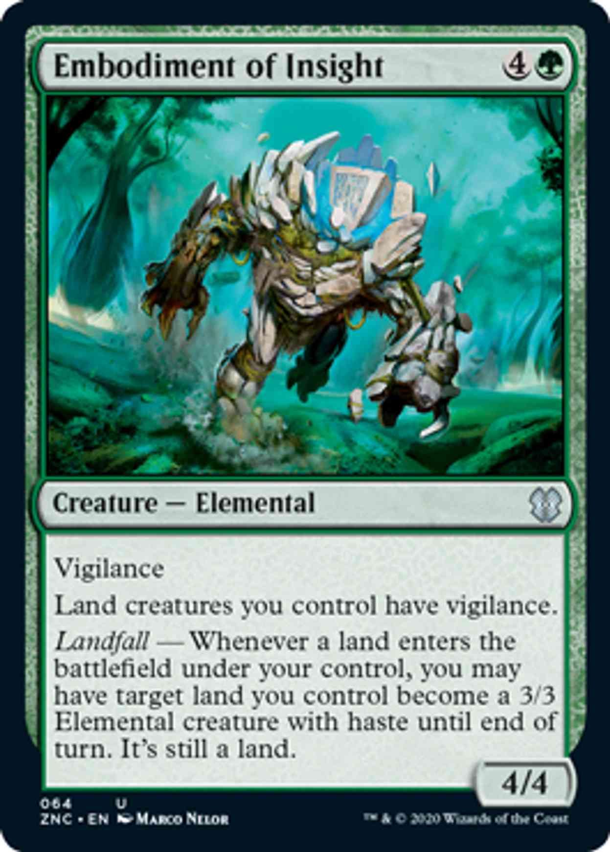 Embodiment of Insight magic card front