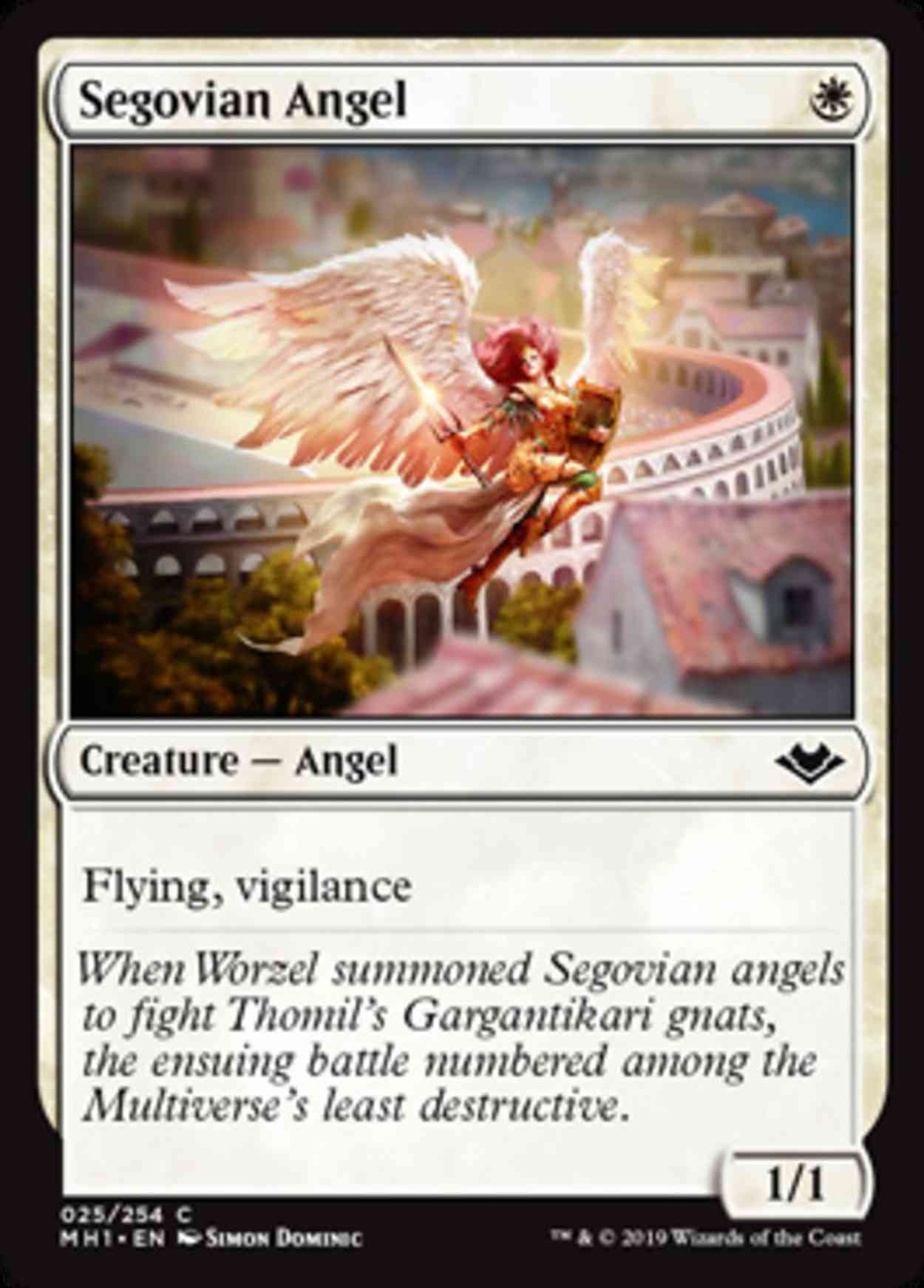 Segovian Angel magic card front