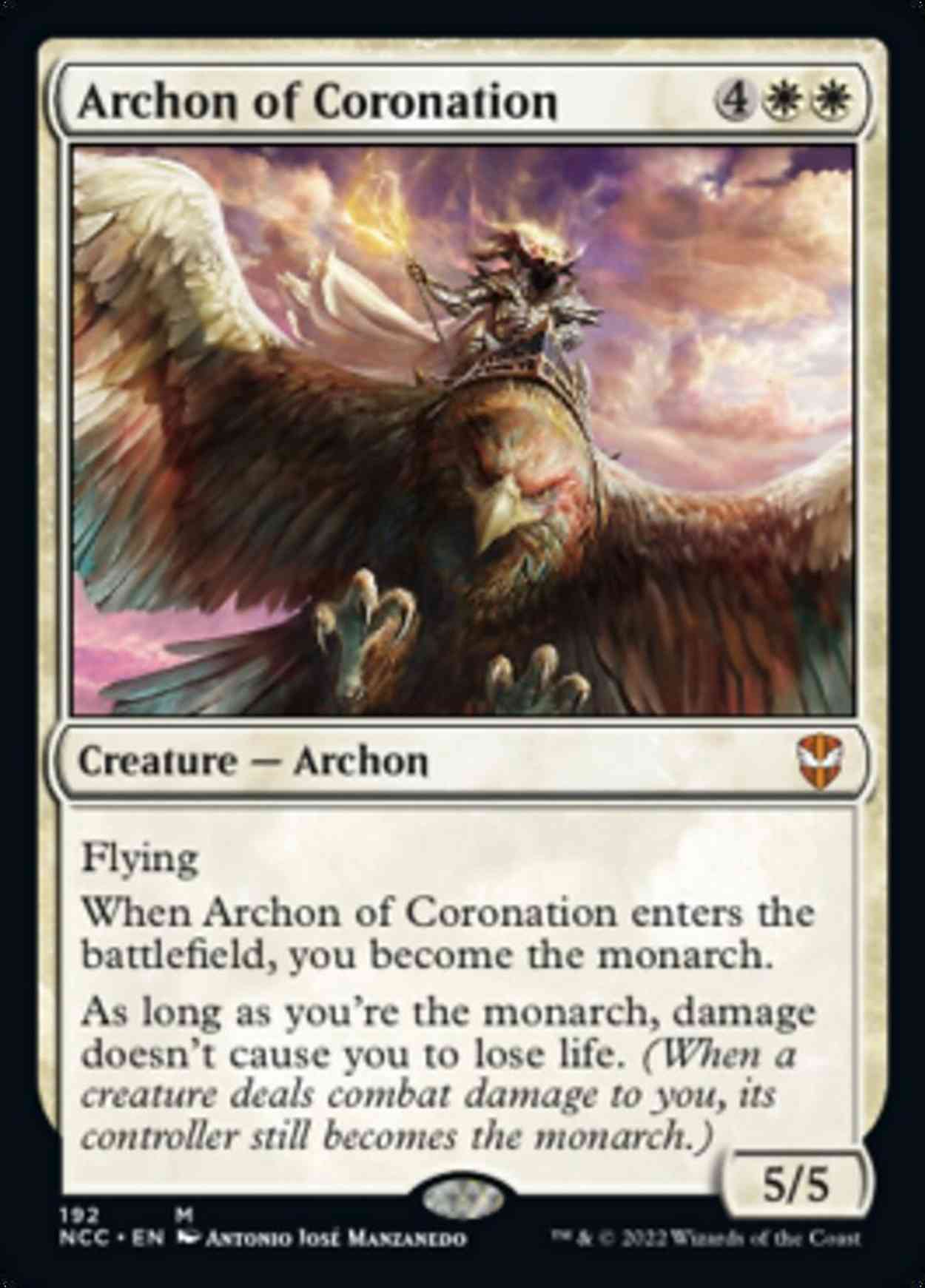 Archon of Coronation magic card front